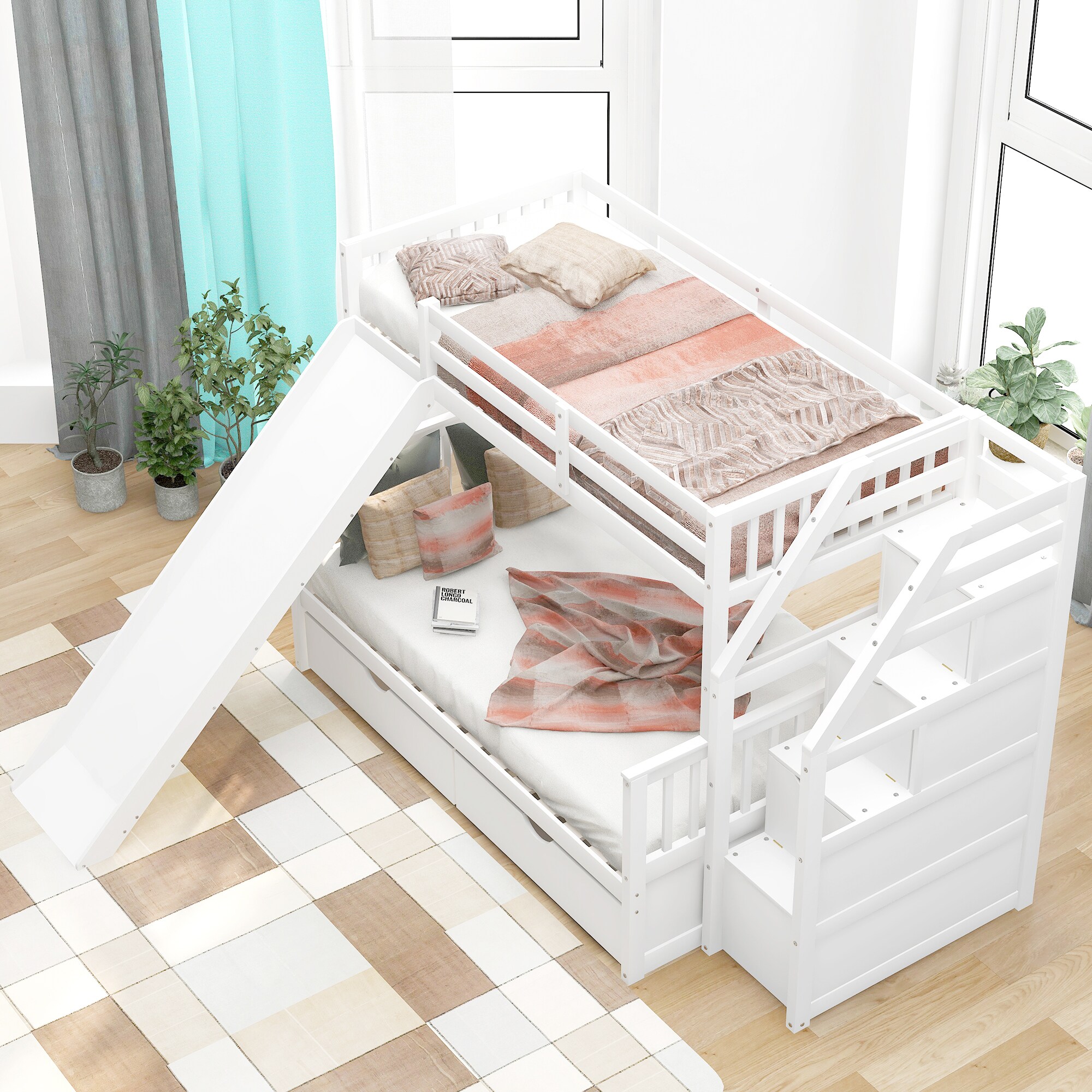 ModernLuxe SM000109AAK-1 Bunk-Beds - View #2