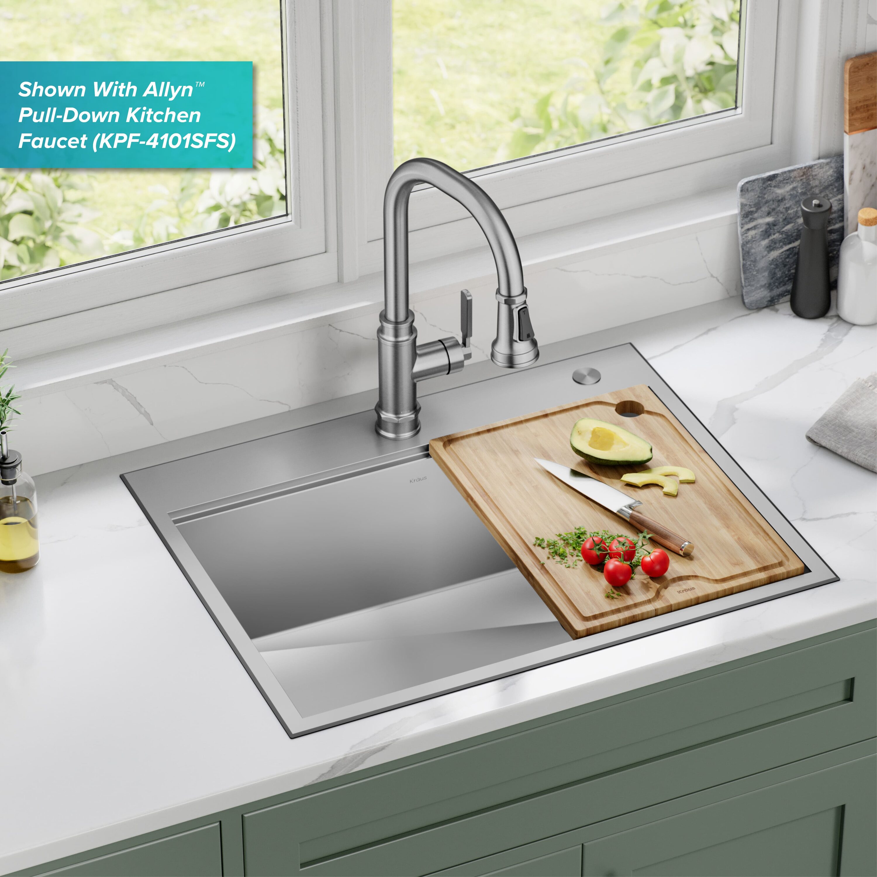 Kraus KWT310-28 Kitchen-Sinks - View #3
