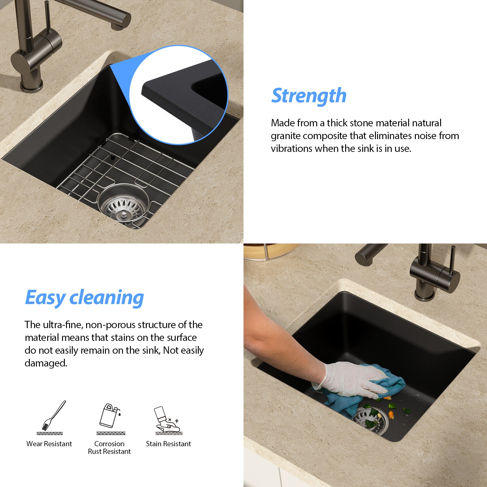 Lordear LD-SYSBLU18 Kitchen-Sinks - View #6