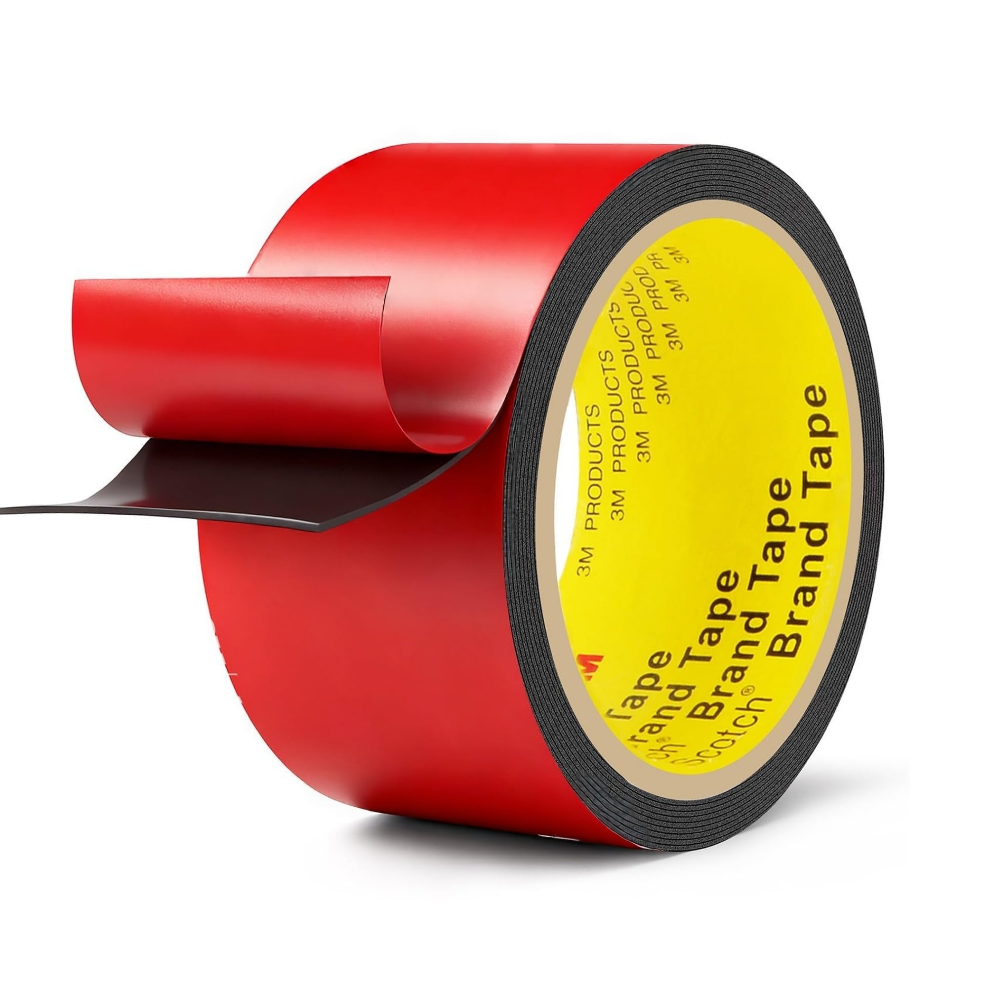 Wudkey 2in W x 10ft L 1-Roll Double Sided Black Foam Mounting Tape