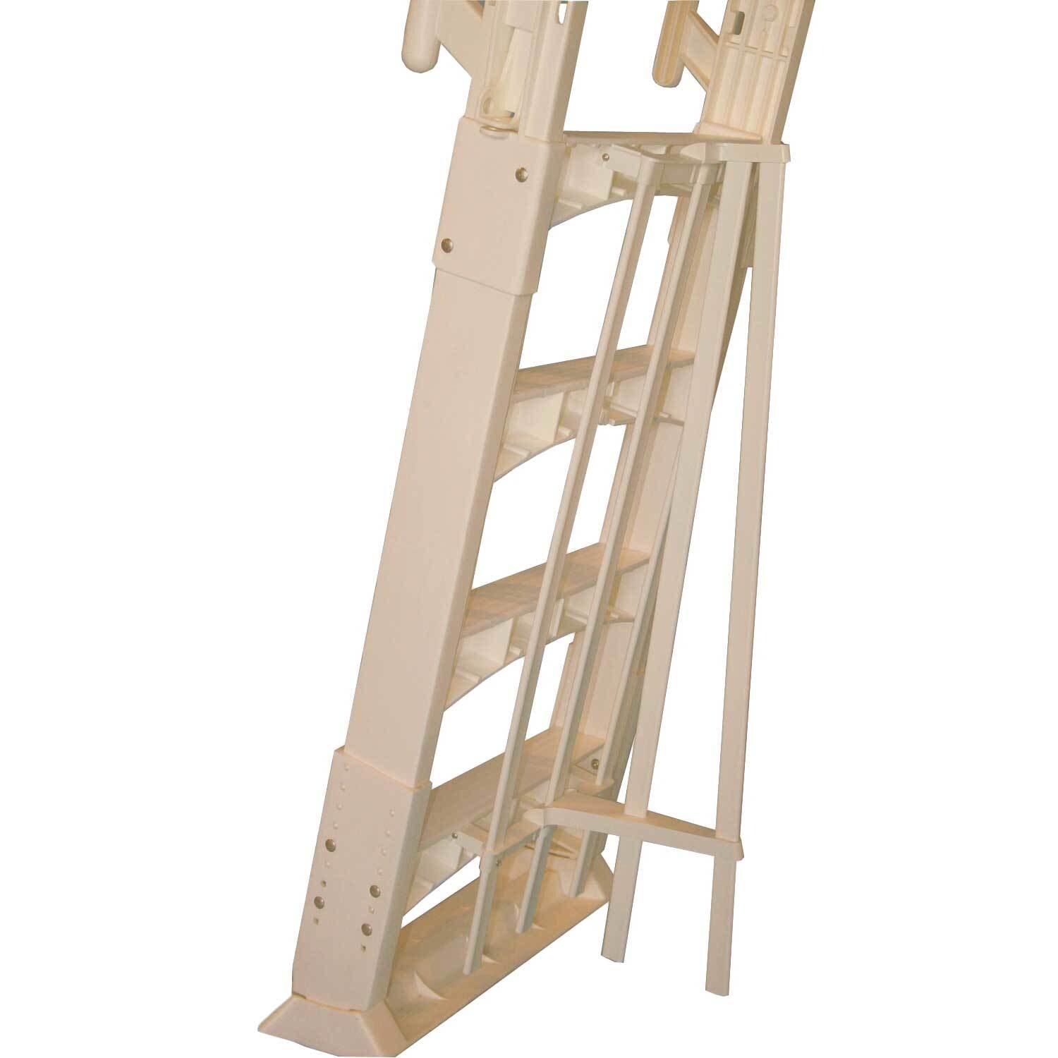 Vinyl Works 124971 48-in Resin A-frame pool ladder Hand Rail