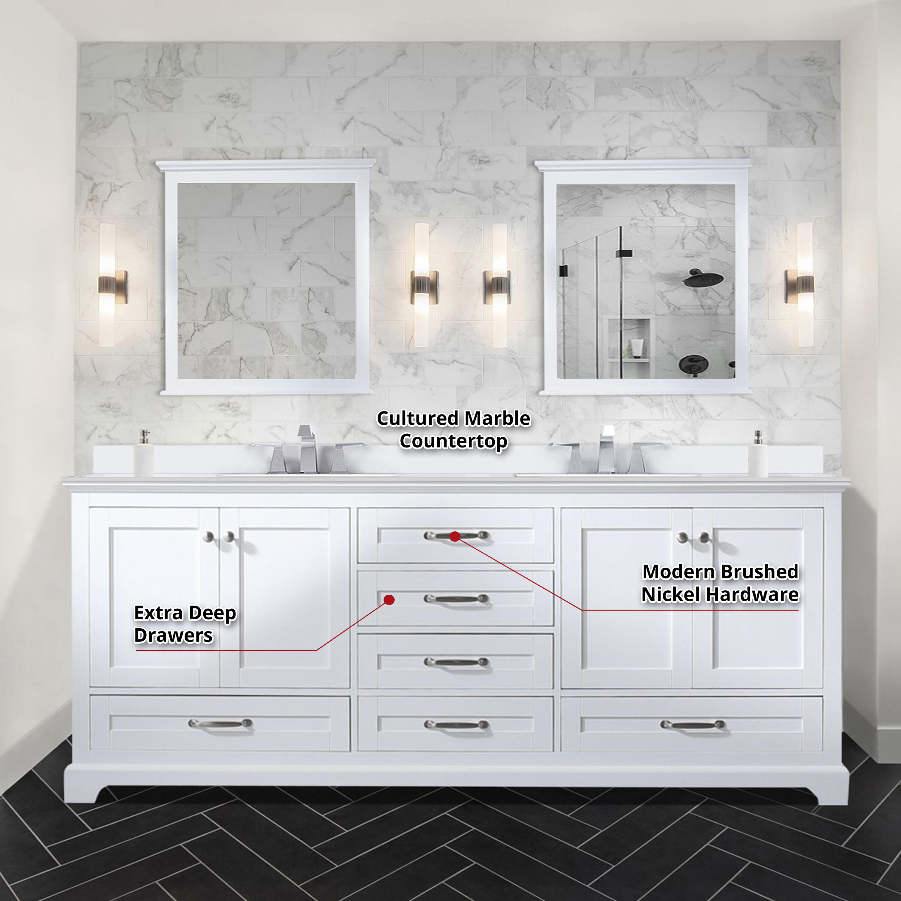 Lexora LVD84DA310 Bath-Vanity-Combo - View #8