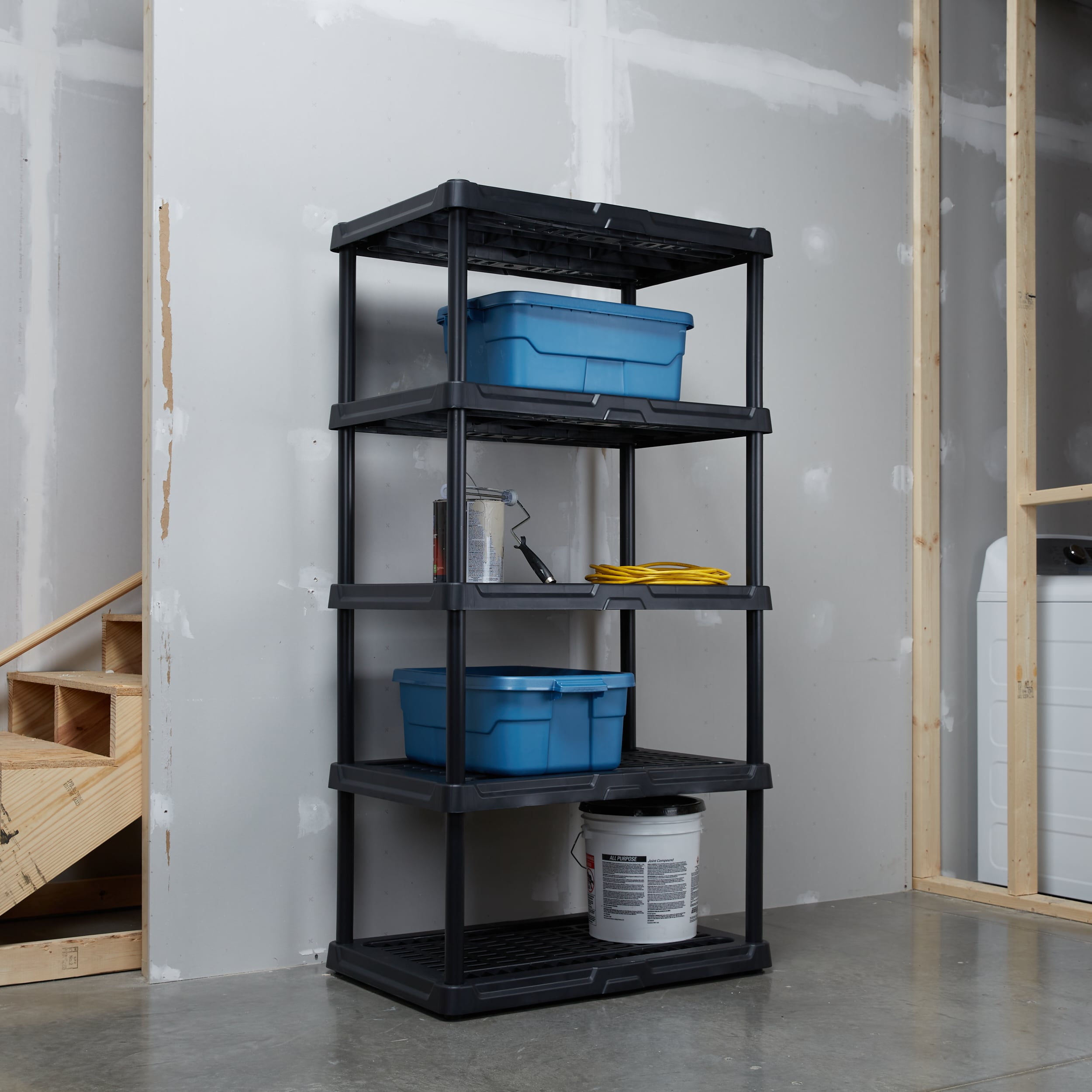 Craftsman 24-in D x 40-in W x 72-in H 5-Tier Plastic Utility Shelving Unit