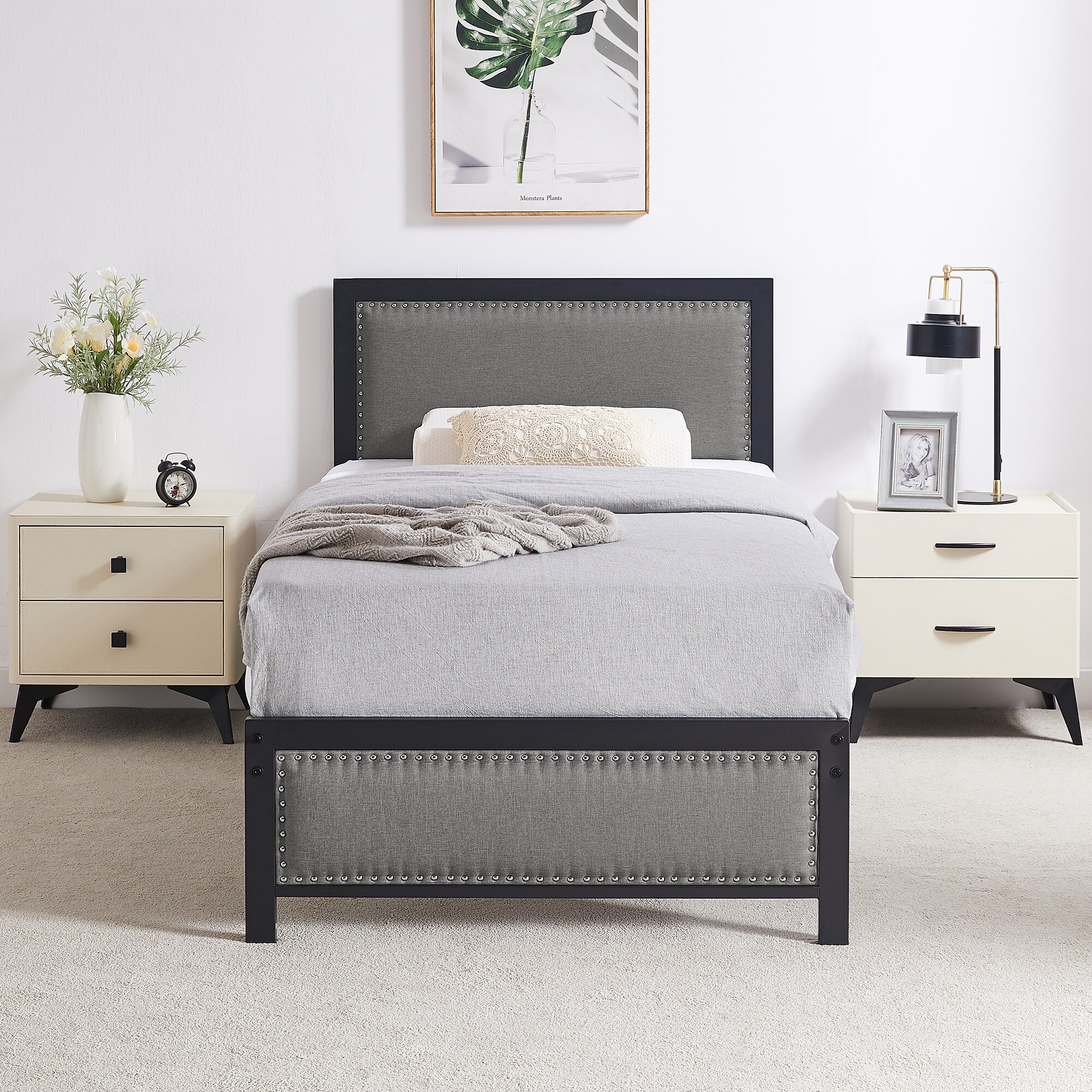 Vecelo LOE-T35-GRY beds - View #4