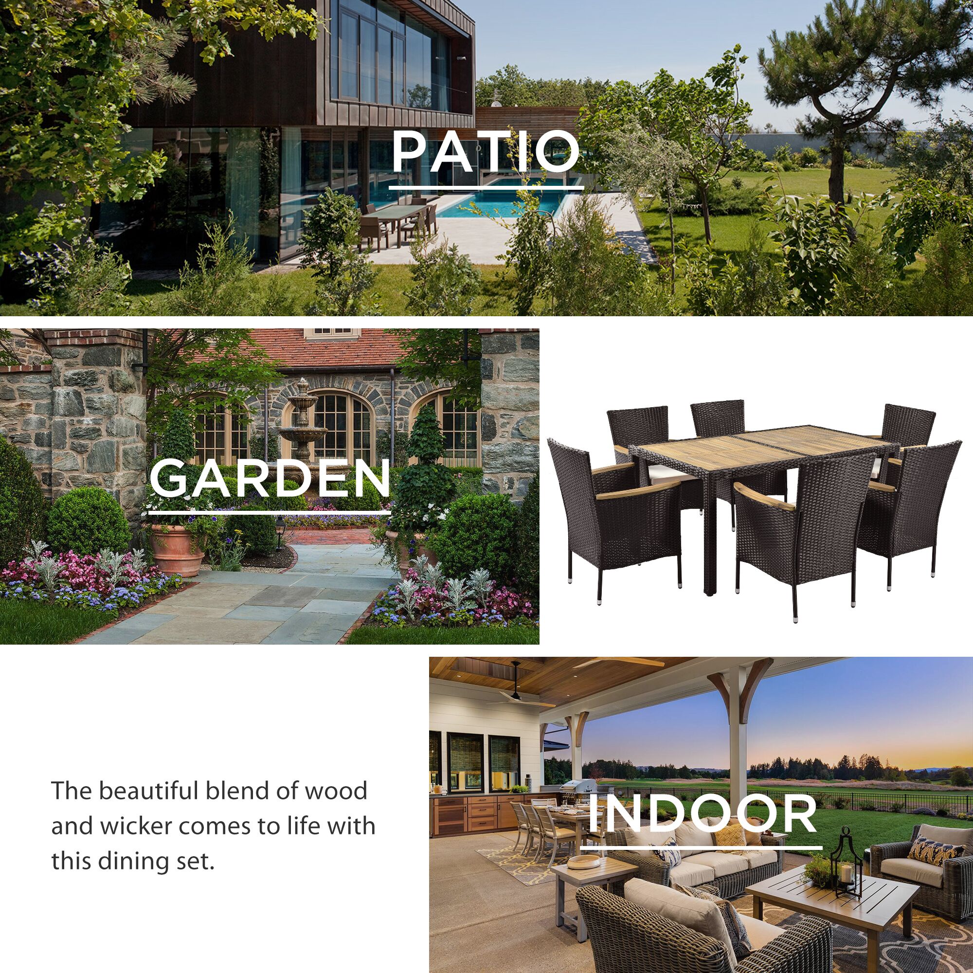 Nestfair HPGO209D Patio-Dining-Sets - View #6