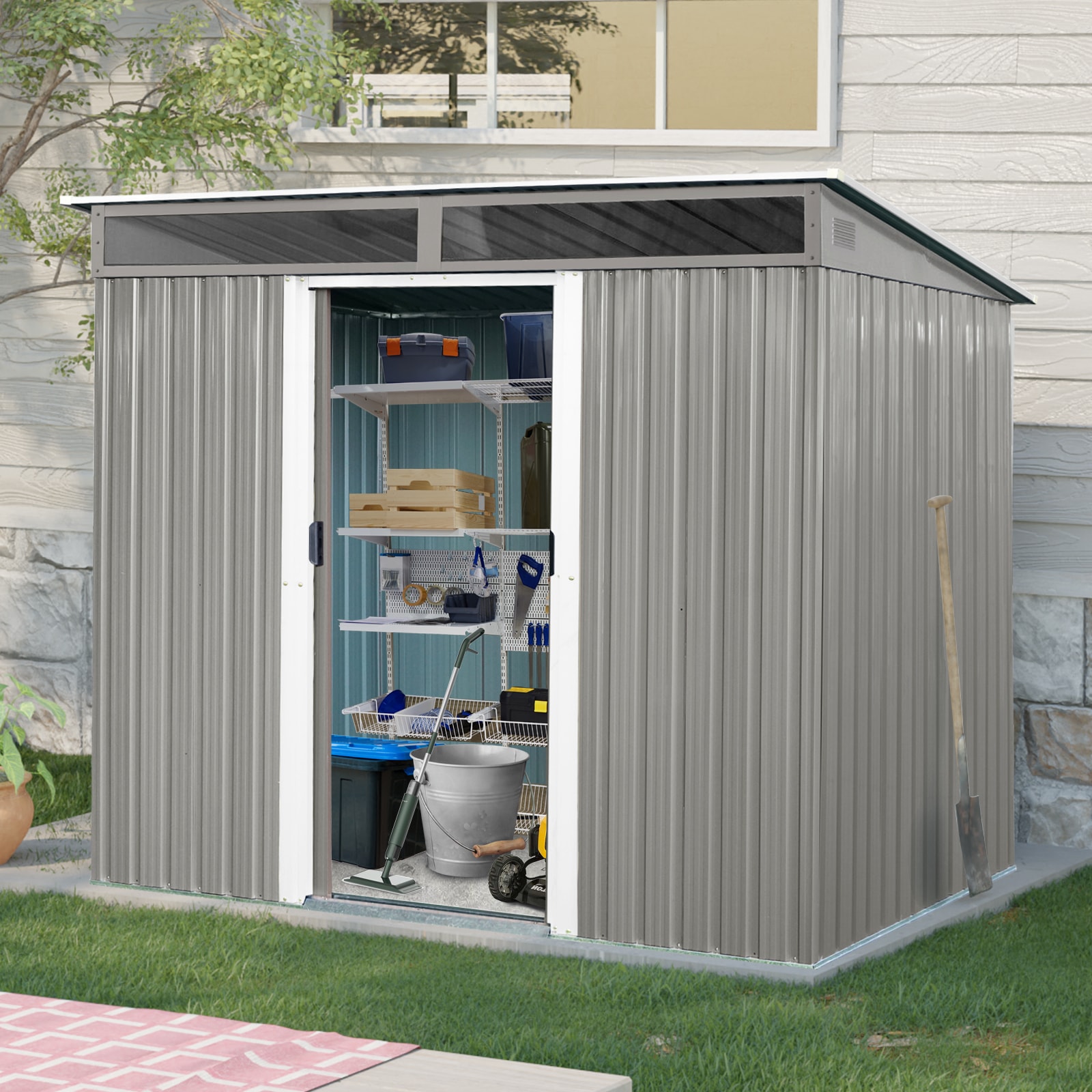 ToolCat BZ-3-146-SN Metal-Storage-Buildings-Sheds - View #2