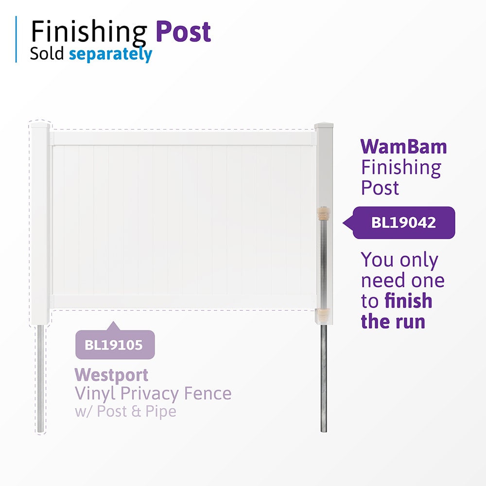 WamBam Fence BL19105 Vinyl-Fence-Panels - View #6