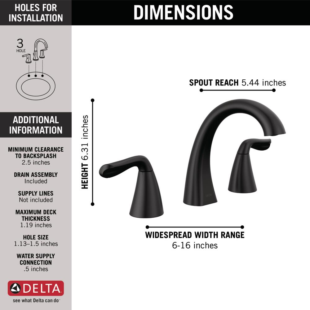 Delta 35840LF-BL Lavatory-Faucets - View #5