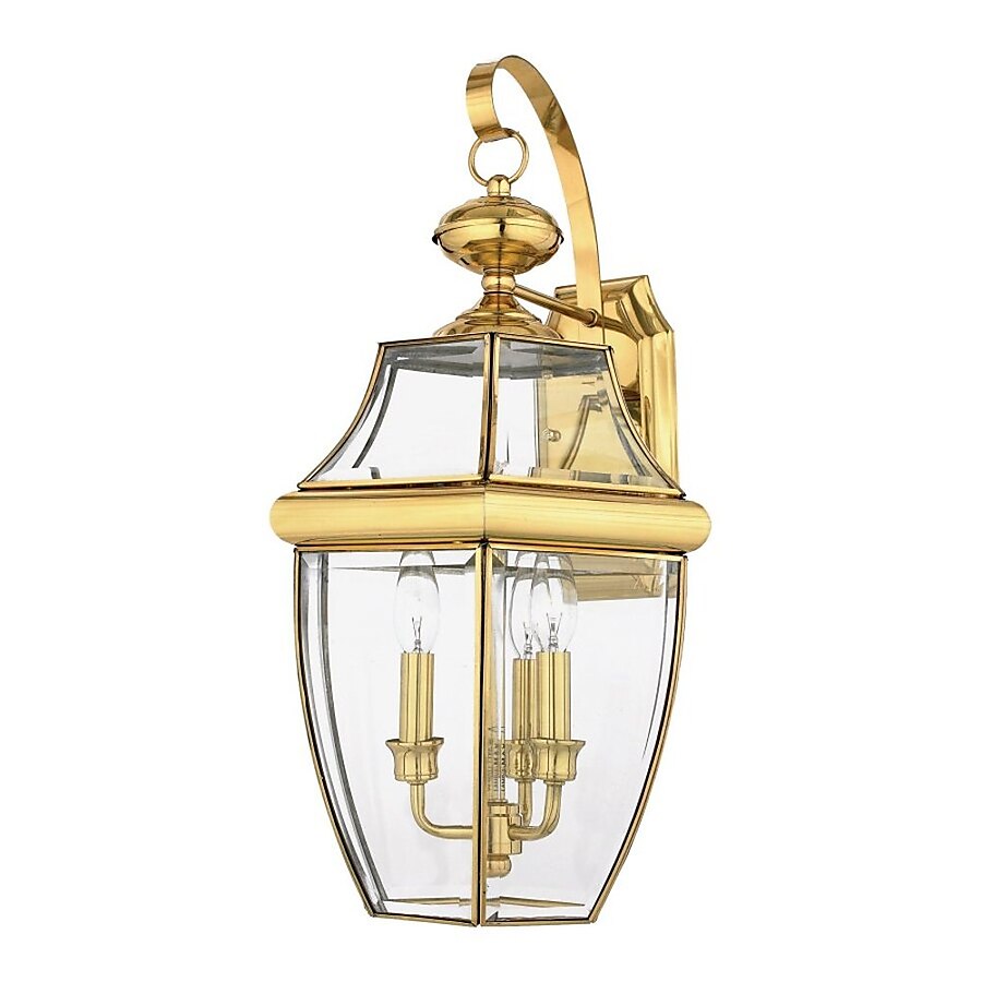 Quoizel Newbury 22-in H Aged Copper Candelabra Base (E-12) Outdoor Wall Light Quoizel Newbury 22-in H Aged Copper Candelabra Base (E-12) Outdoor Wall Light