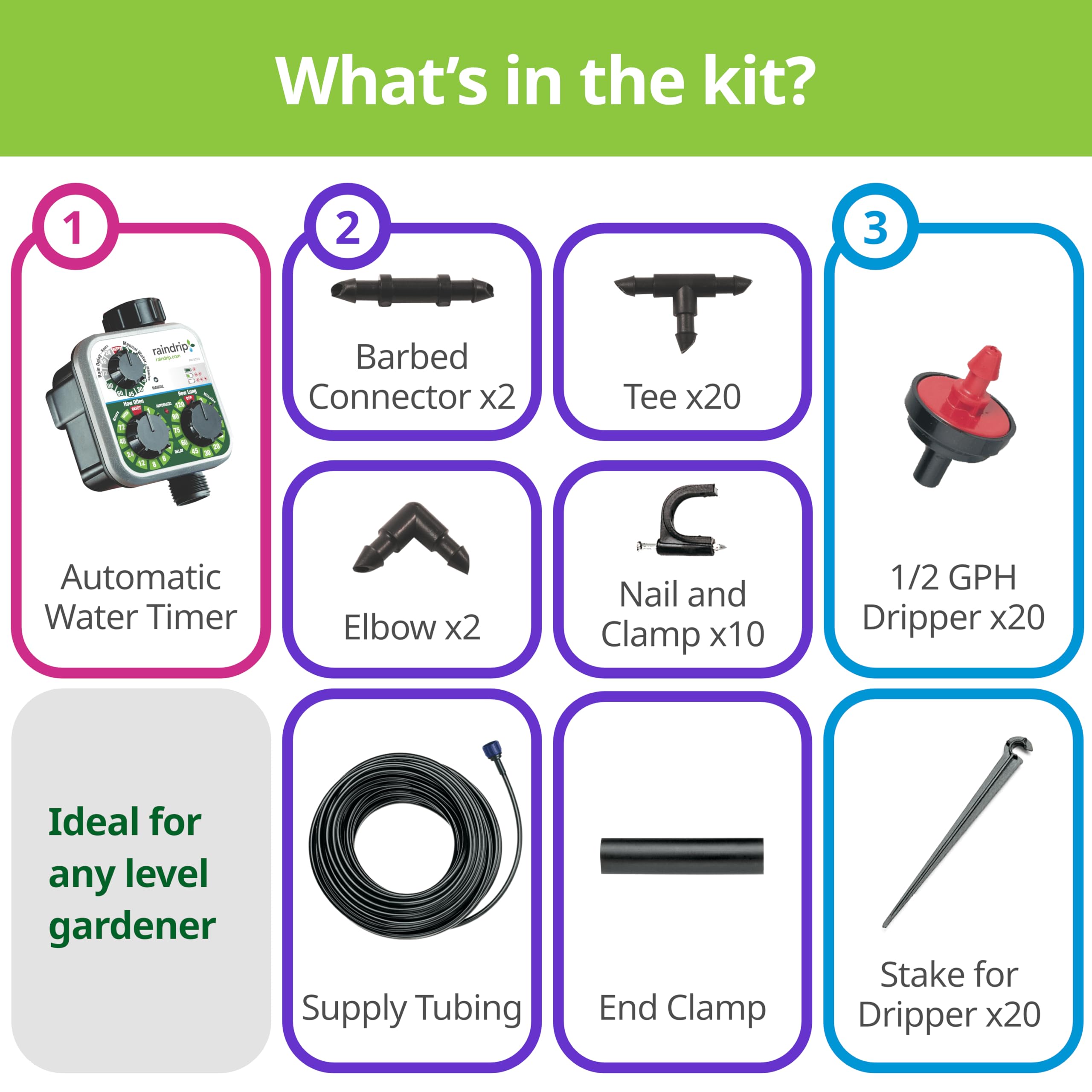 Raindrip R560DP Drip Watering System Automatic Drip Irrigation System ...