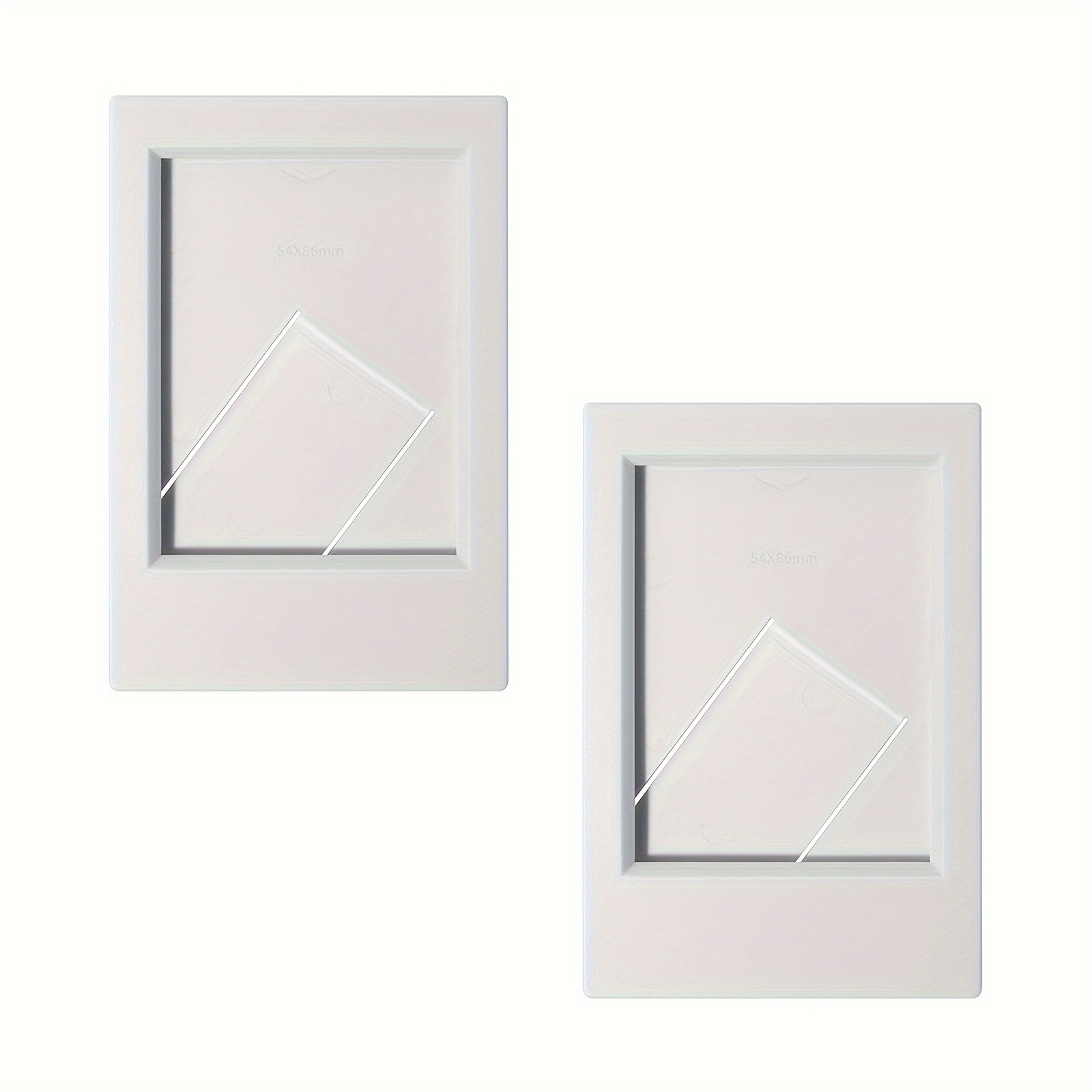 Upsimples FRAME23-2-GY-1 2x3 Inch Mini Photo Frame Set  High-Quality  Vertical Horizontal Display Tabletop Stand for Photos Memories Decor for Weddings Parties Home Office Gray