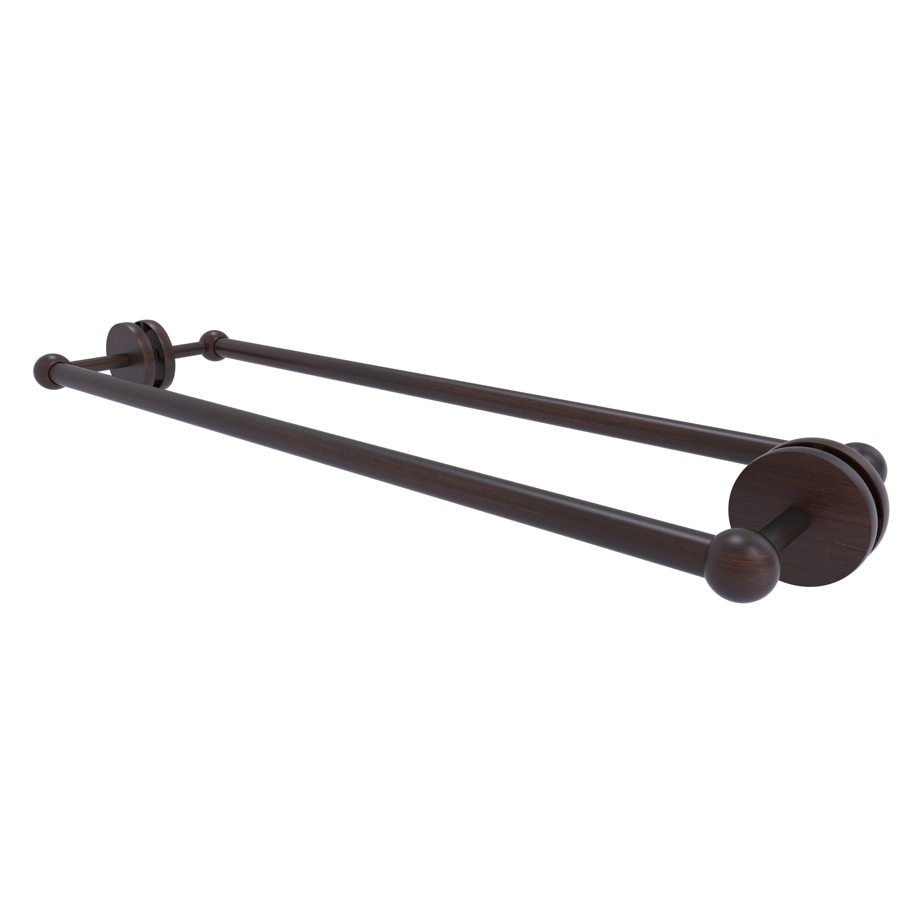 Allied Brass P1000-41-BB-24-VB Prestige Skyline 24-in double Venetian Bronze Wall mount Double Towel Bar