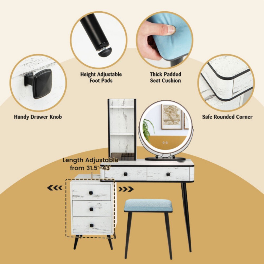 Fenbeli LJMLSFENHY113 Bedroom-Vanities - View #8