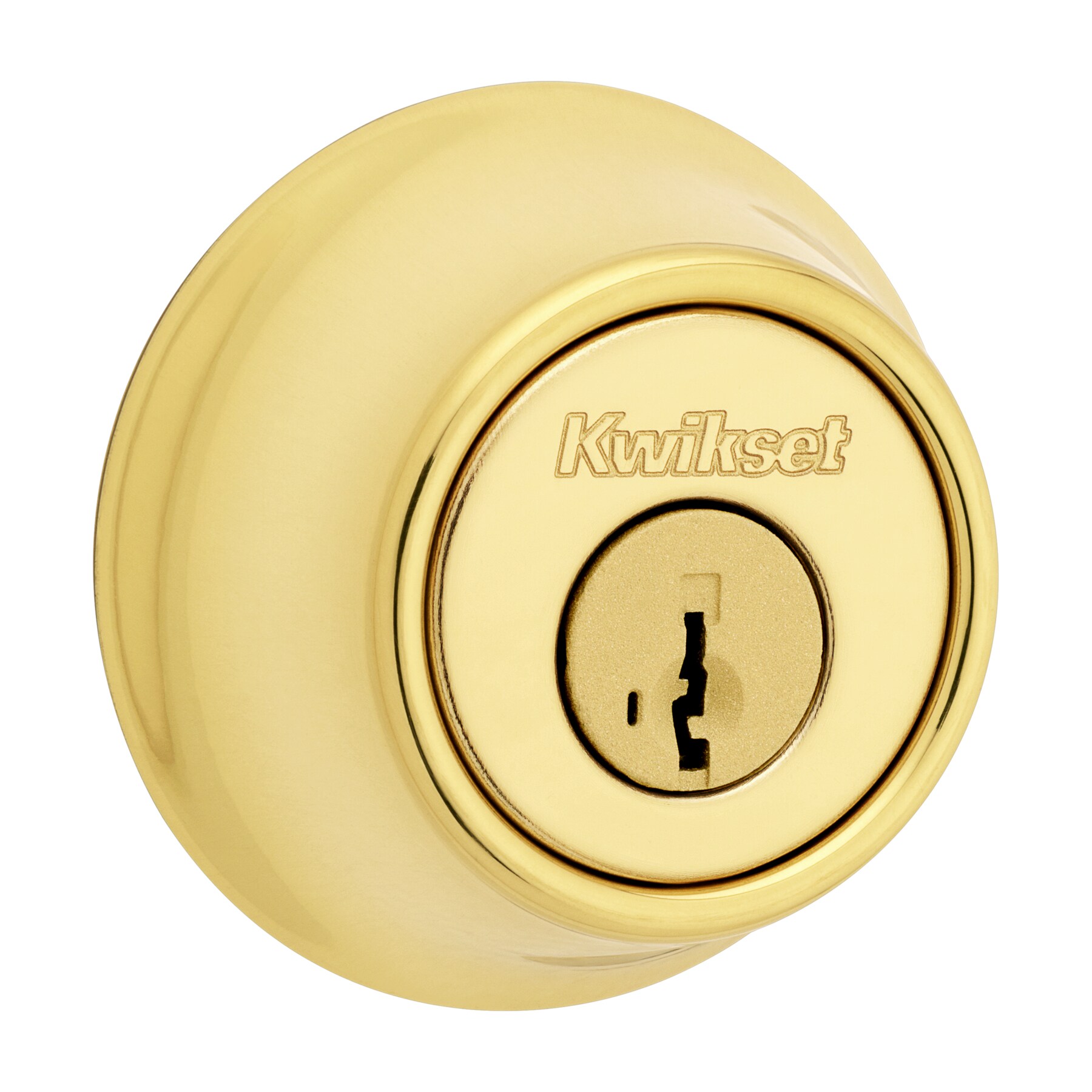 Polished Brass Double Cylinder Deadbolt with SmartKey
