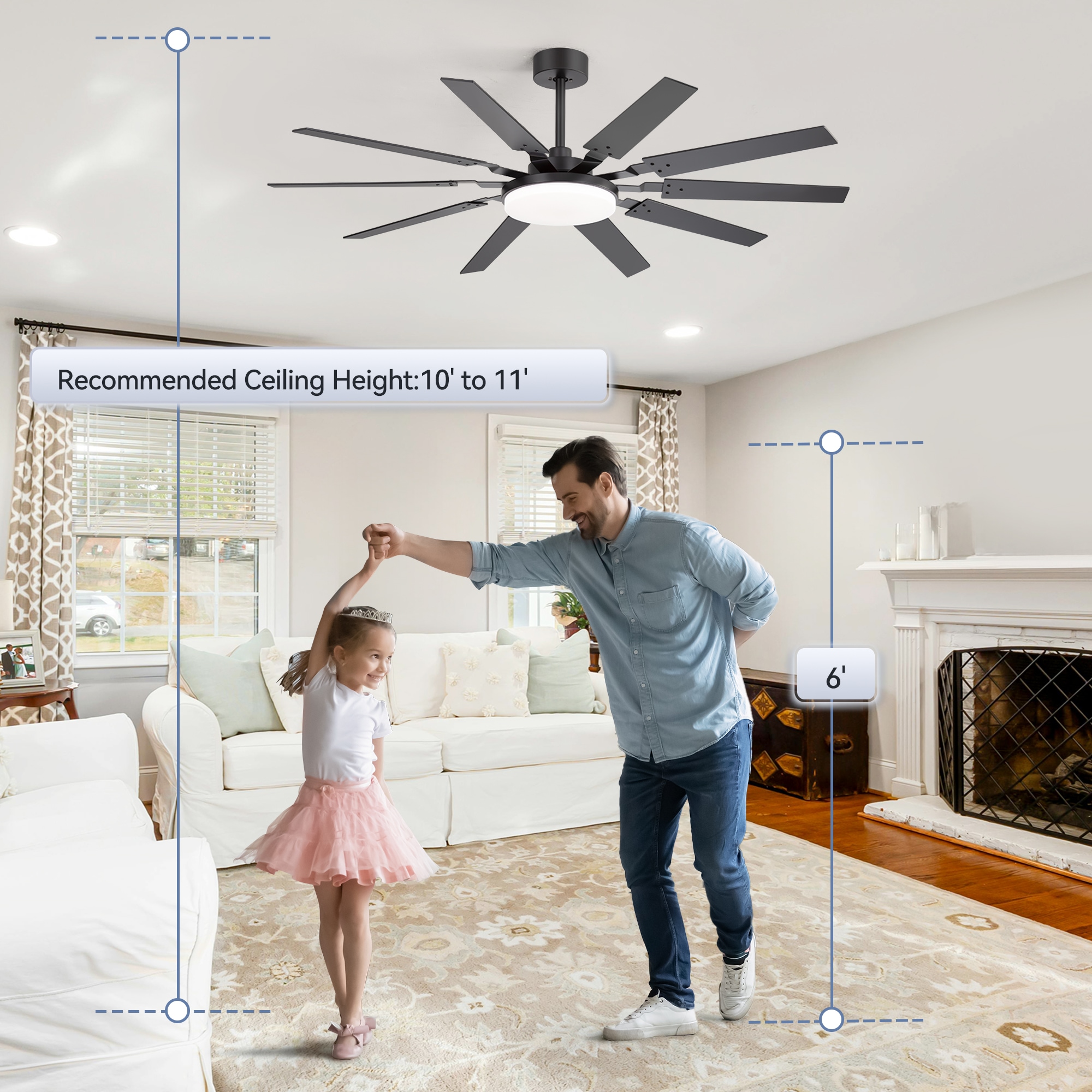 Breezary 35083-BK Ceiling-Fans - View #18