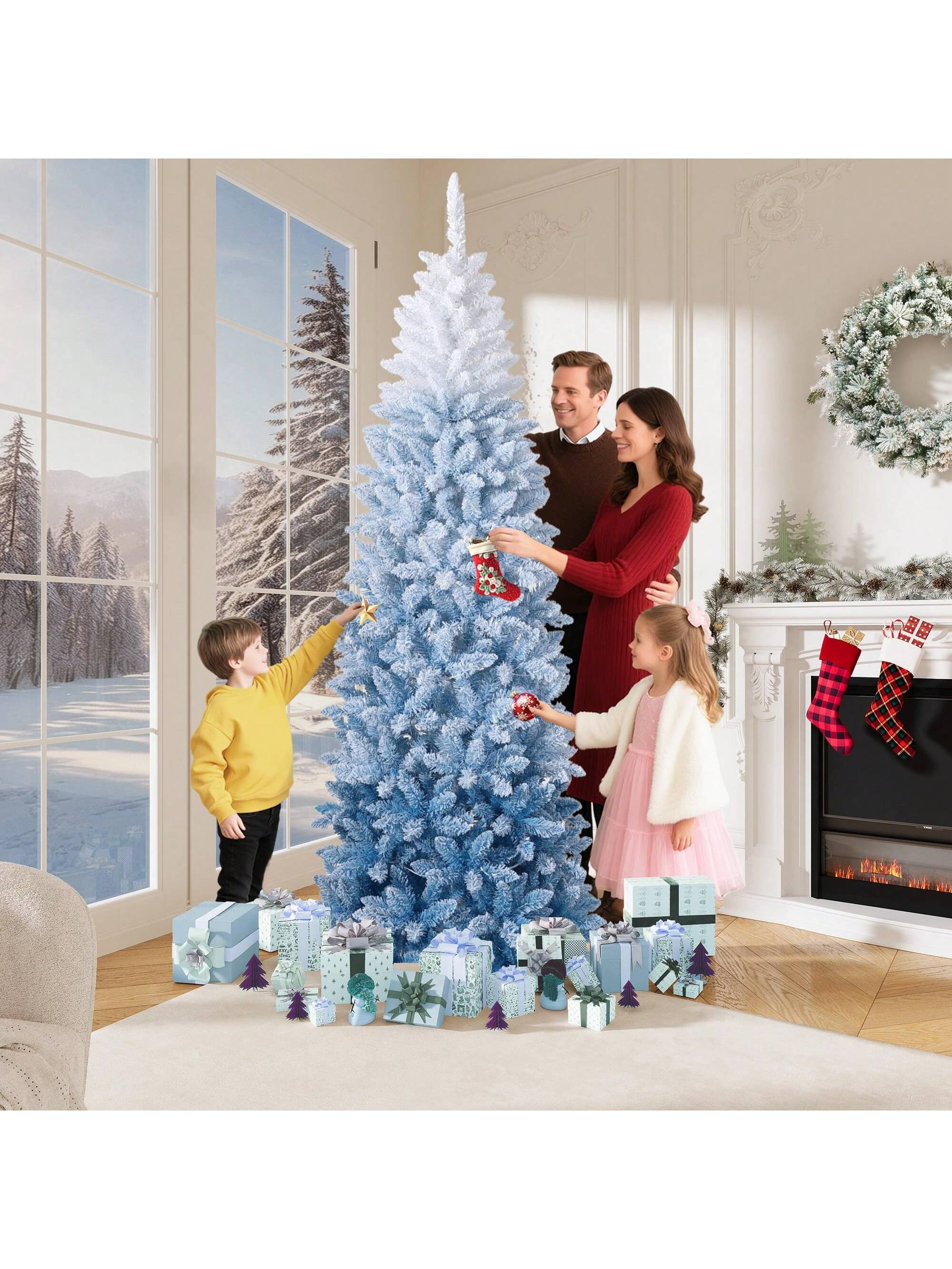 Qeetex DSDS-W6F91722 Artificial-Christmas-Trees - View #2