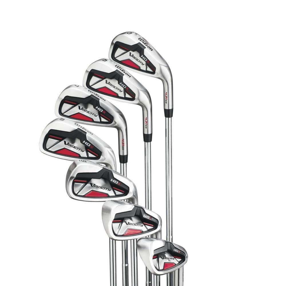 Wilson Wilson Velocity HDX Men's Right Handed 7 Piece Steel Iron 5-PW+SW Golf  Club Set in the Golf Clubs & Golf Club Sets department at 