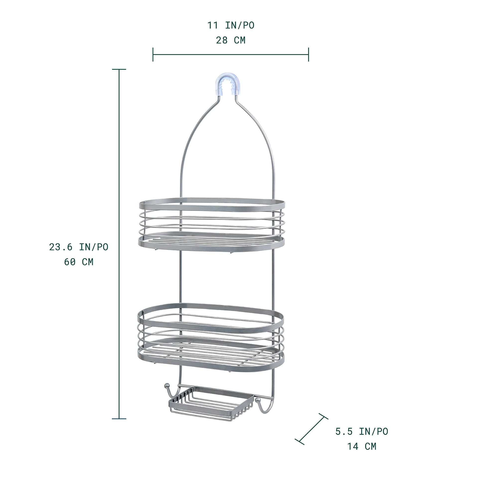 ACENTO SC421MSN Hanging-Shower-Caddies - View #3
