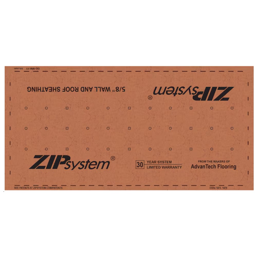Huber 260365 ZIP System 5/8-in x 4-ft x 8-ft OSB