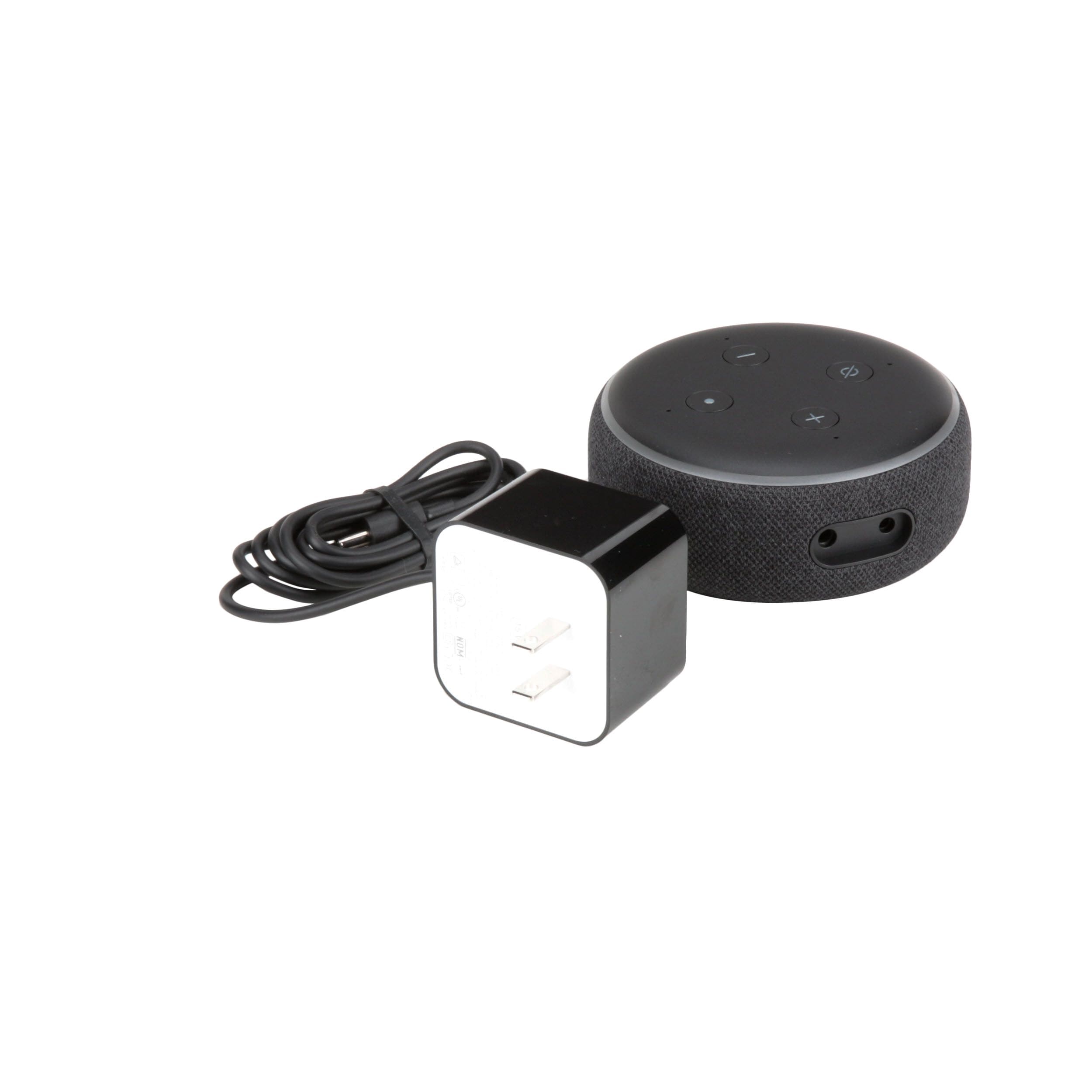 Shop  Echo Dot - Charcoal (3rd Gen) + 6-in Full Color Smart Wafer  Light at