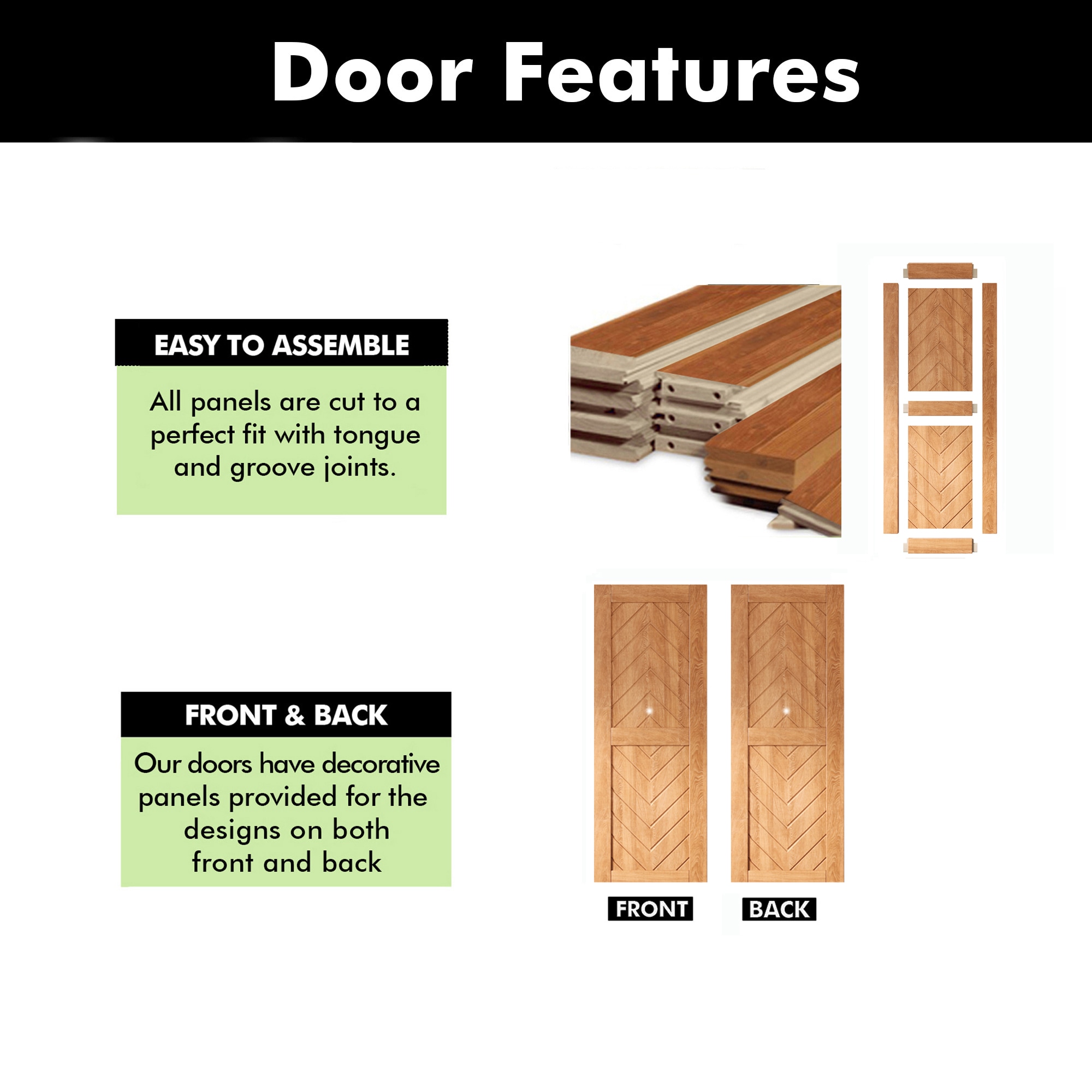 HOMACER JT2-4280-EA Barn-Doors - View #3