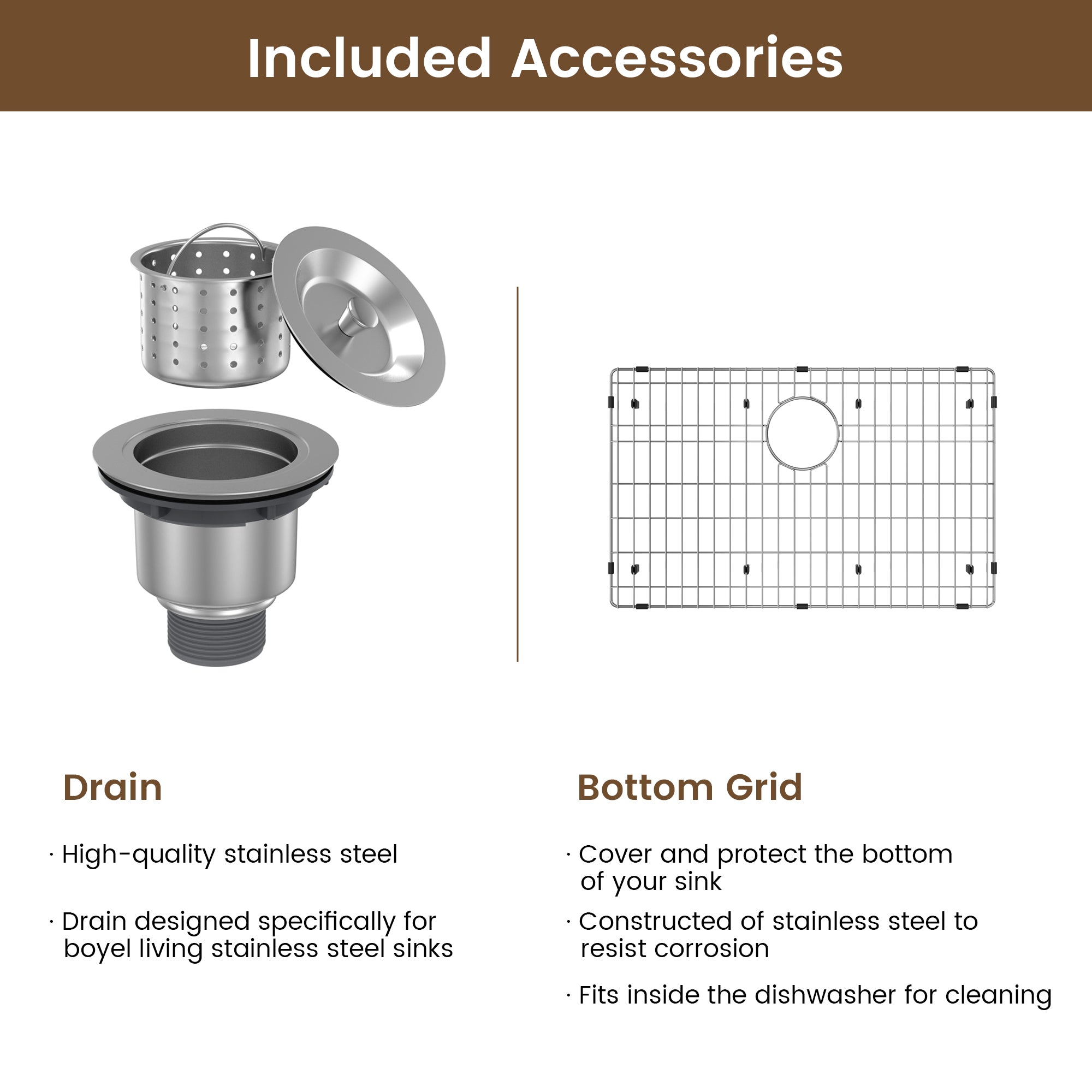Boyel Living BLKE05038F3022S Kitchen-Sinks - Thumbnail View #3