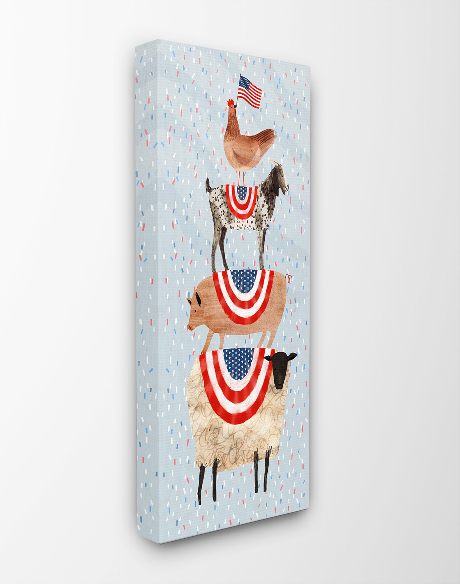Stupell Industries RWP-138-CN-10X24 Victoria Borges 24-in H x 10-in W Abstract Print on Canvas
