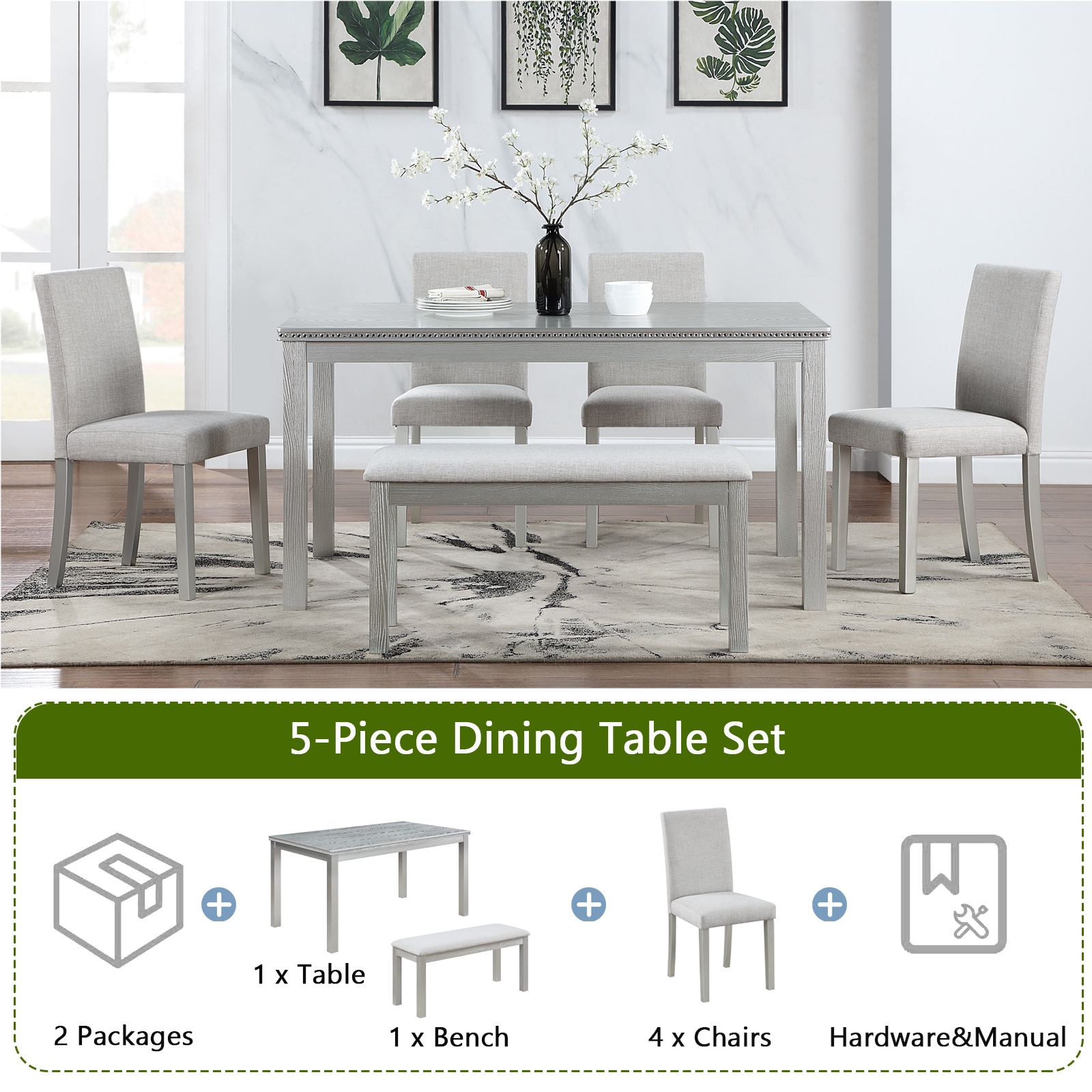 Siavonce XHS00045 Dining-Sets - View #2