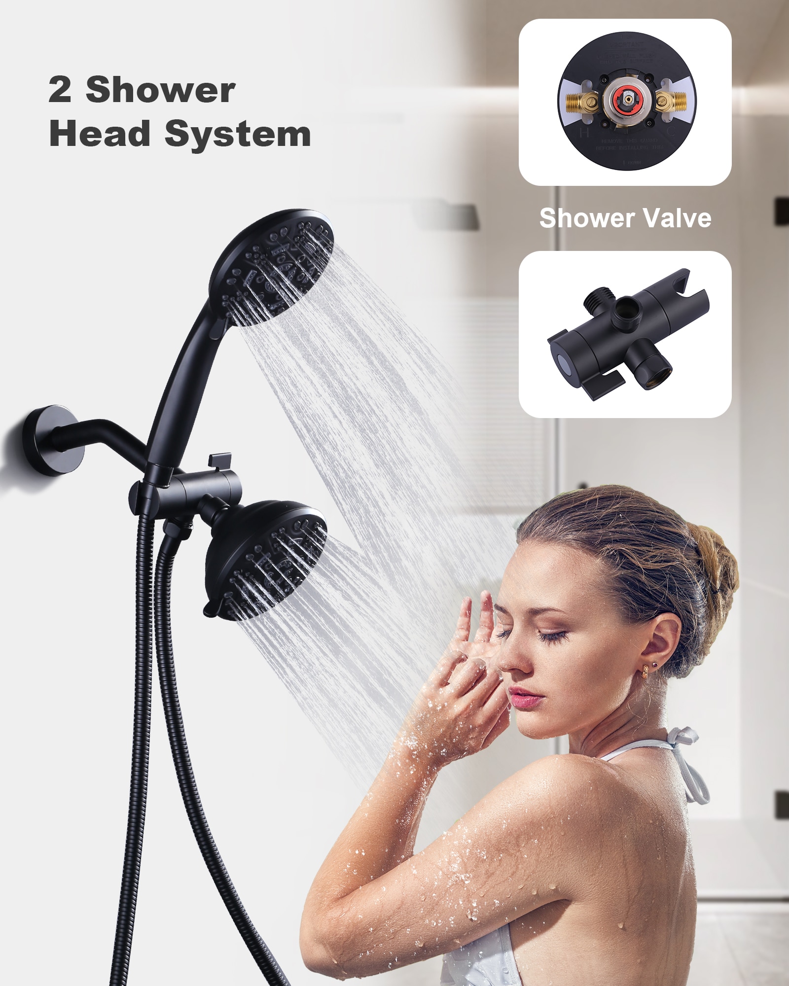 WOWOW 3090900B Showerhead-Bar-Panels - View #4