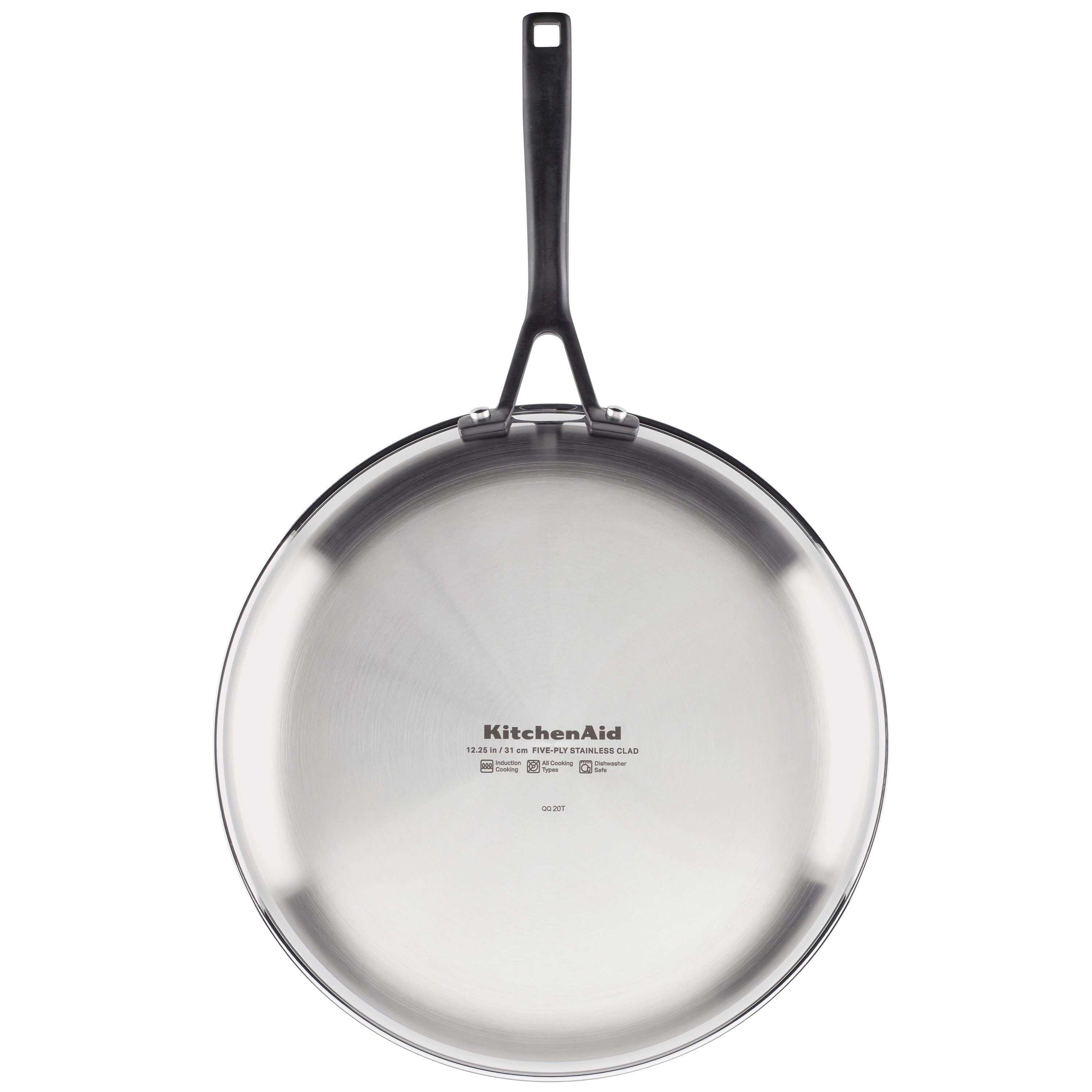 Anolon Hard Anodized Nonstick Mini Skillet/Frying/Egg Pan, Stainless Steel  Handle, (6.5), Gray