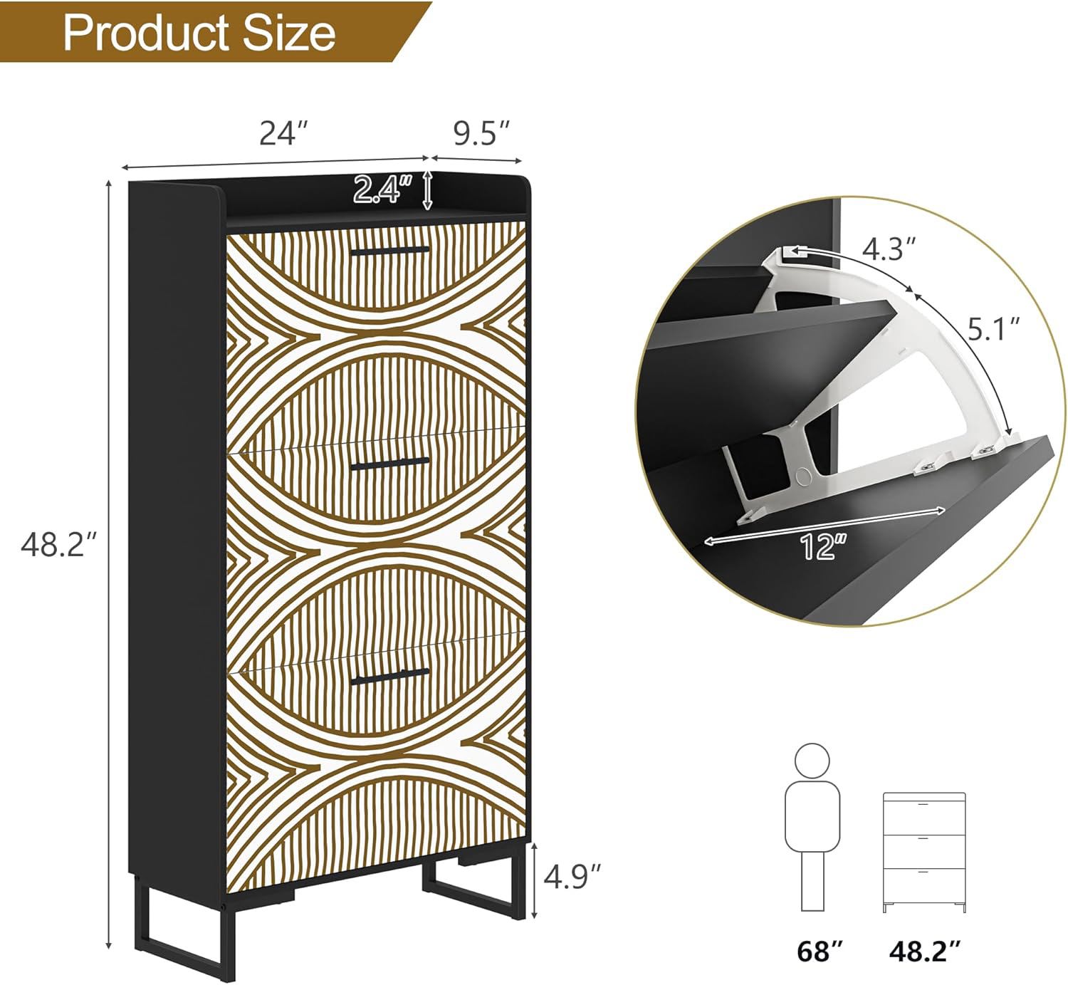 CIPACHO WBWB20002 Shoe-Racks - View #3