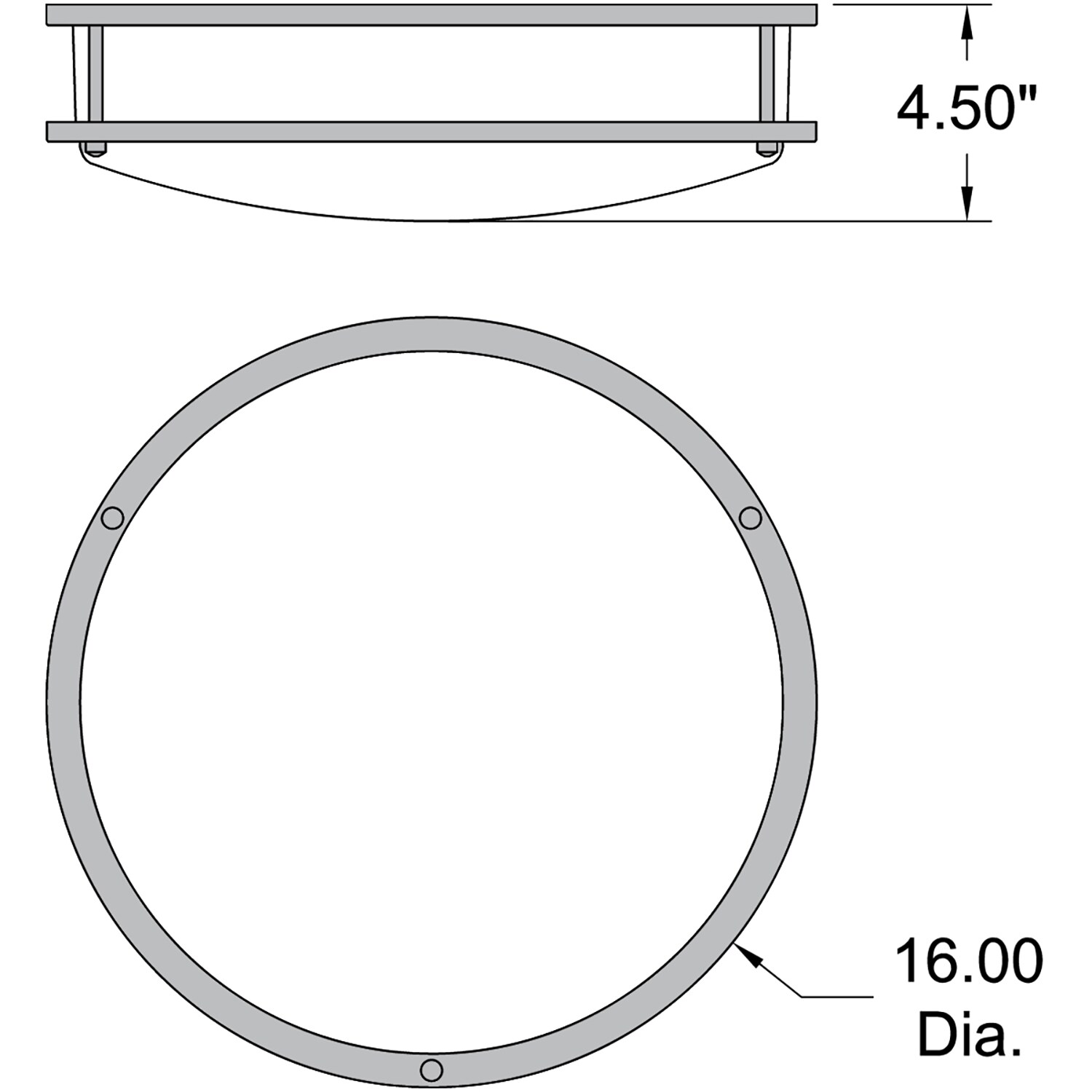 Access Lighting 50080-BS/OPL flushmounts - View #2