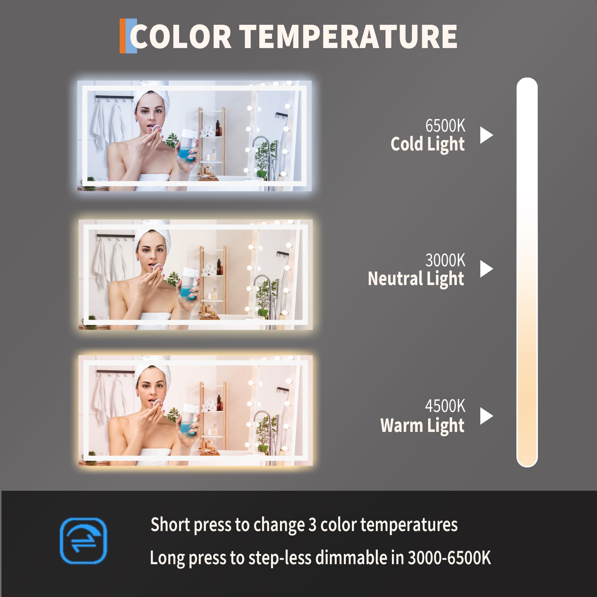 Garvee YXY-LO-PHO-0XT4BNNW Framed-Bath-Mirrors - View #3