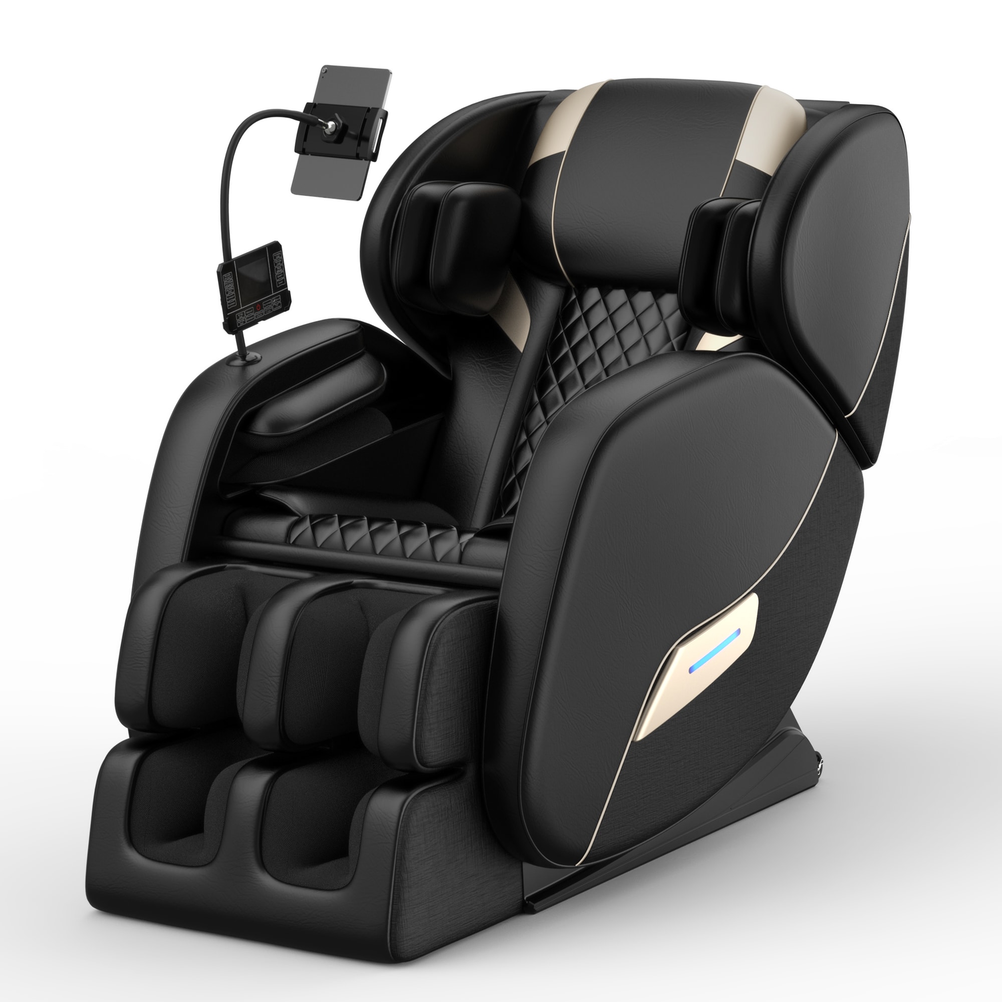 GDFStudio 322213 Noah Advanced PU Leather Zero Gravity Air Pressure Massage Recliner