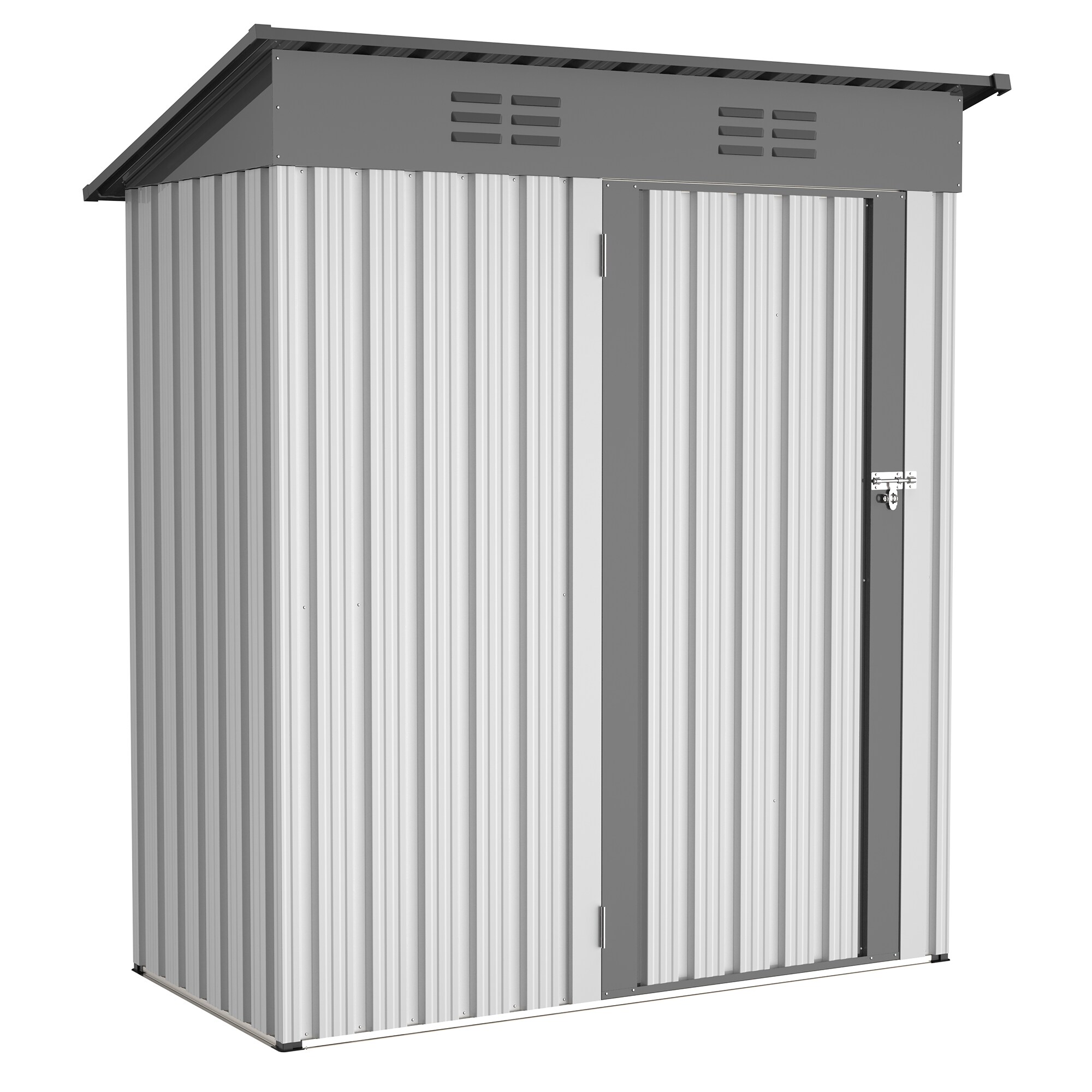 Clihome CL-W26-75825 3-Feet x 5-Feet Galvanized steel Storage Shed
