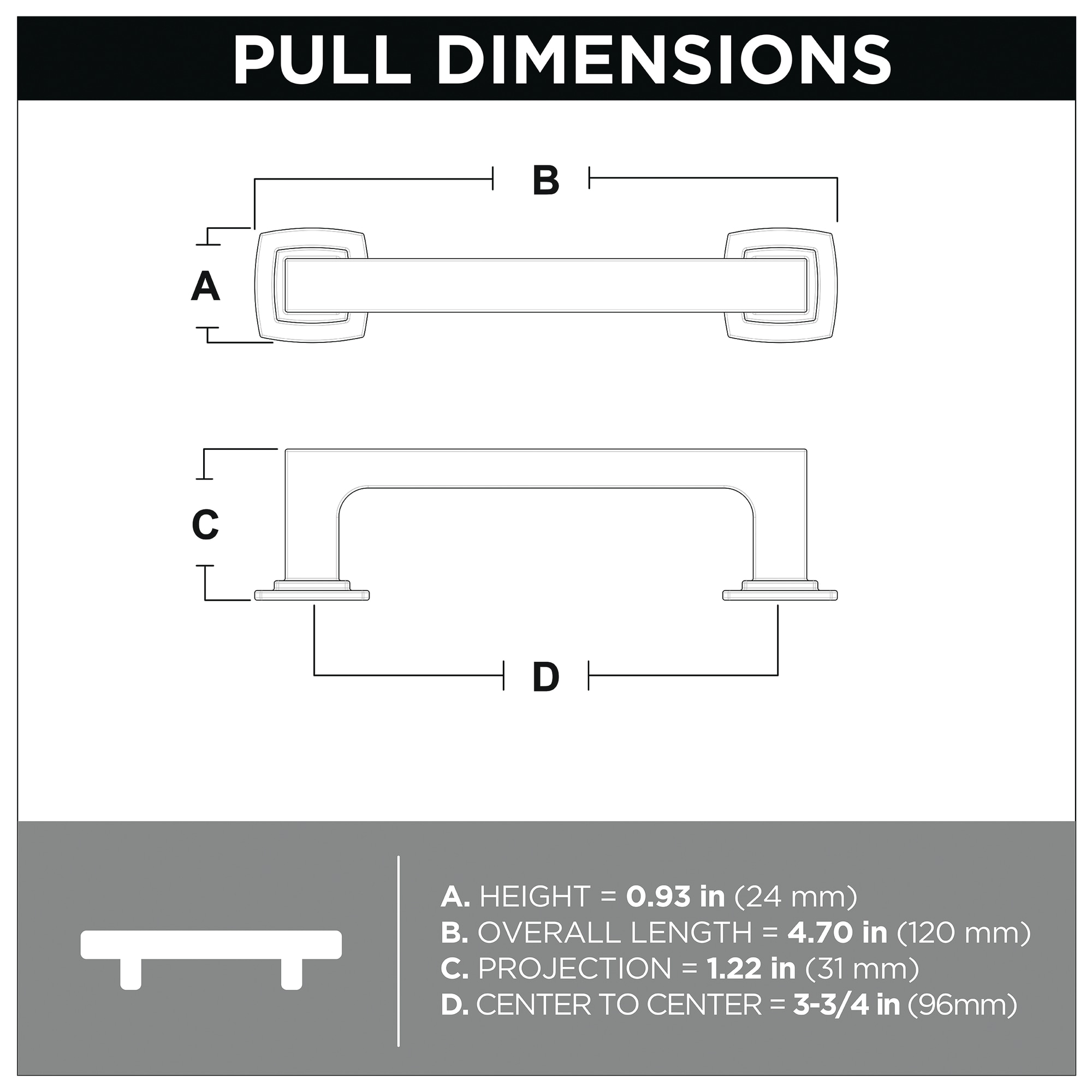 Franklin Brass P41770K-SN-C Cabinet-Pulls - View #6