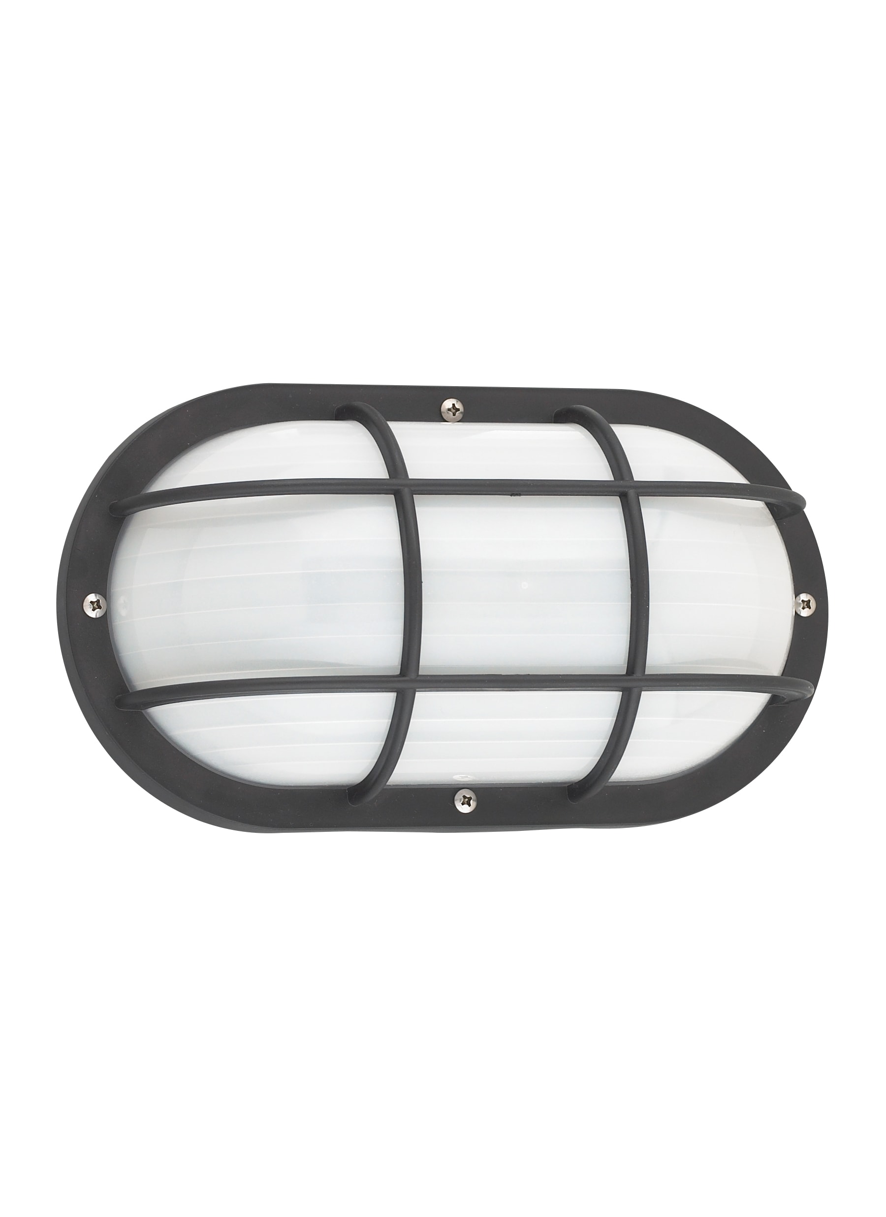 Generation Lighting 89806-12 Bayside 1 -Light 5.0000-in H Satin Black Hardwired Outdoor Wall Light
