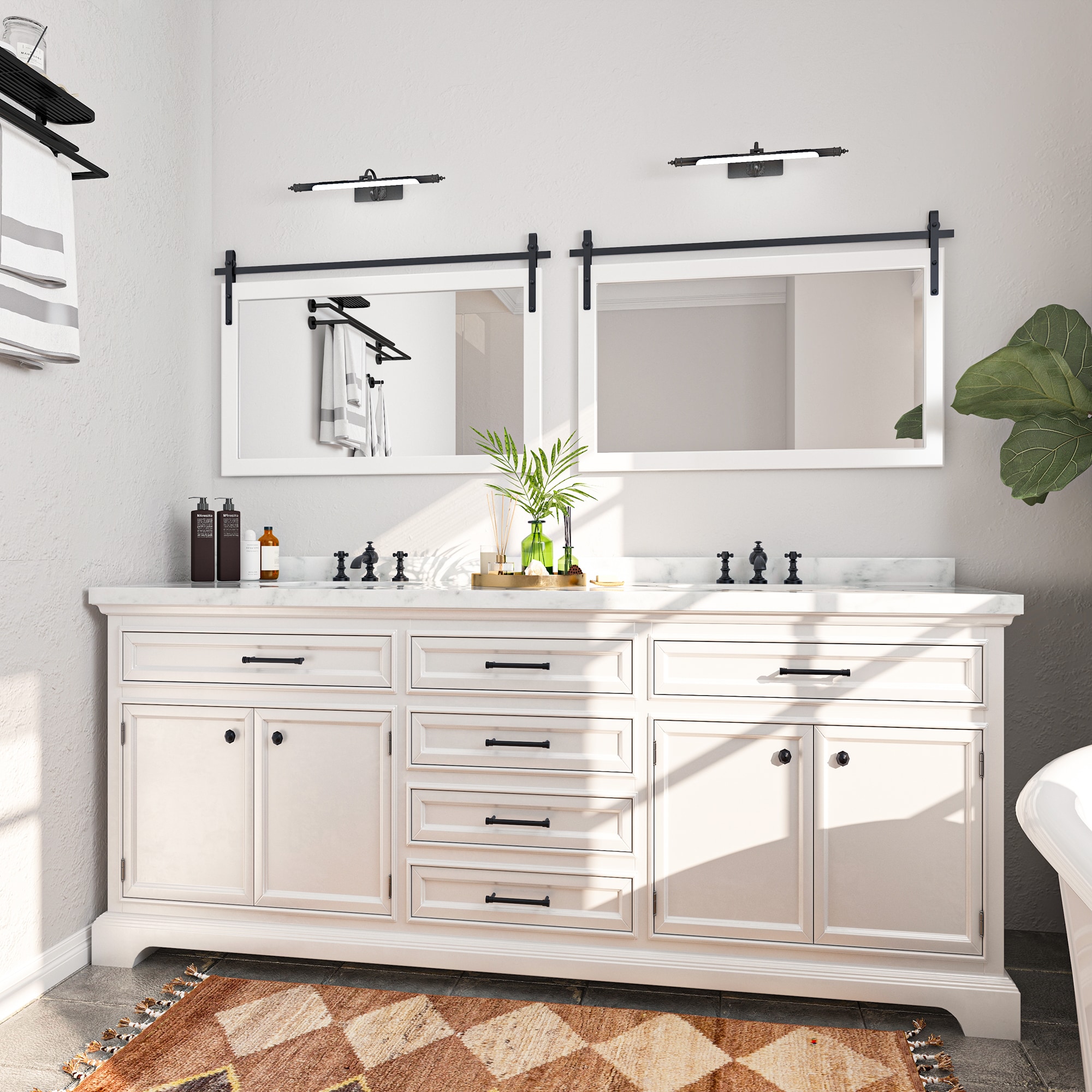 FurniFusion L-GCMJ2640W Decor-Mirrors - View #2