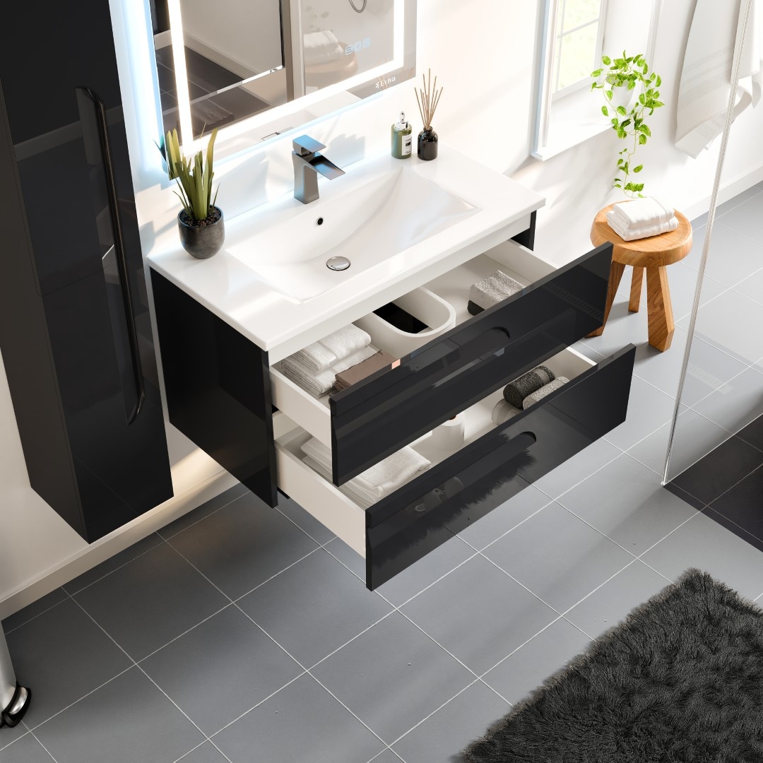 Eviva EVVN23-39BLK-WM Bath-Vanity-Combo - View #4