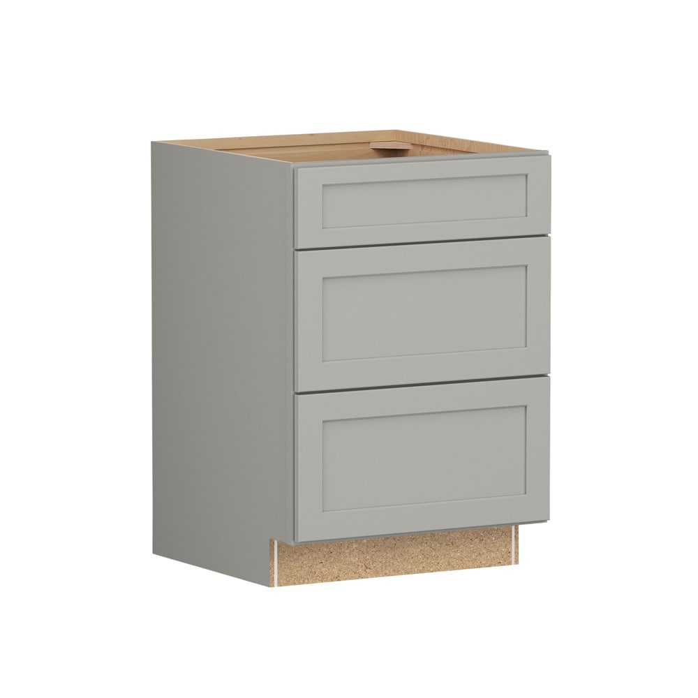 Shenandoah Breckenridge FOL 27-in W x 34.5-in H x 24-in D Stone Painted Drawer Base Fully Assembled Cabinet Recessed Panel Shaker