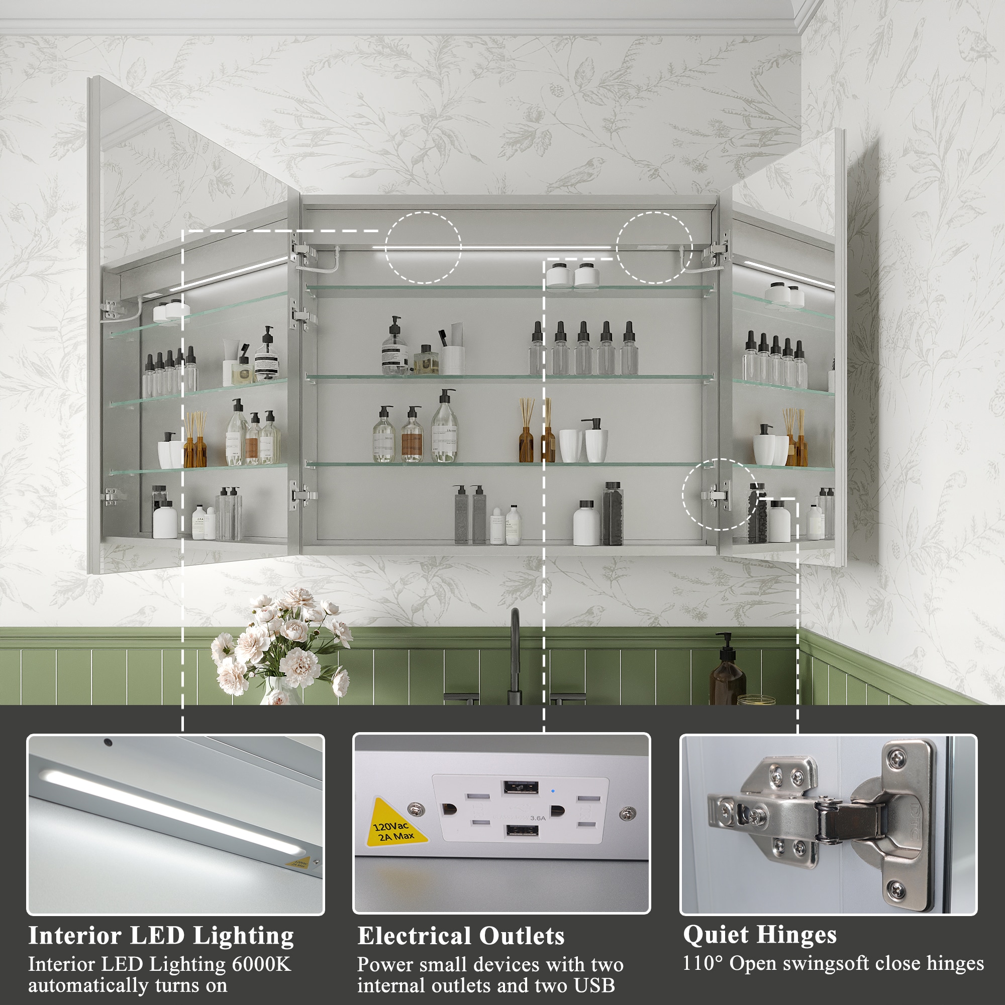 ExBrite DIBC3030LE Bathroom-Medicine-Cabinets - View #9