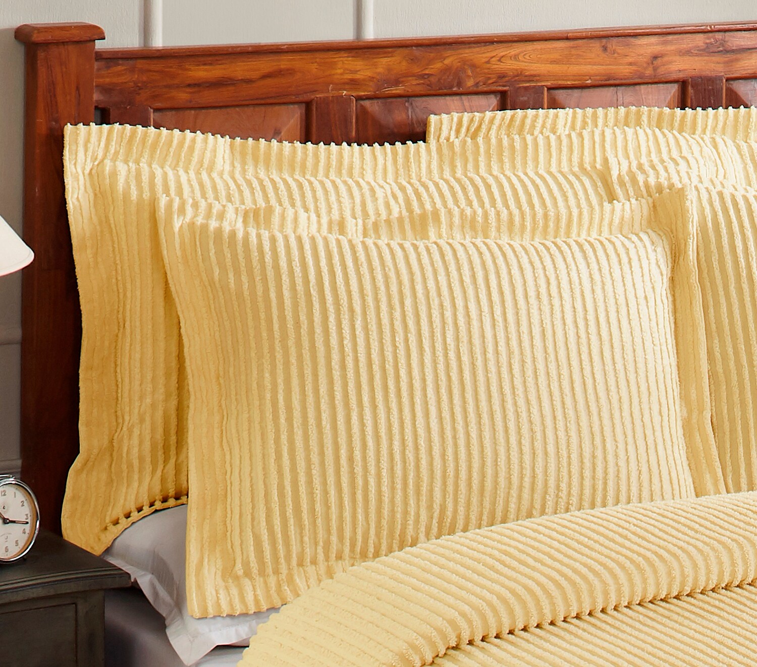Better Trends Julian Yellow King Cotton Pillow Case SHASP2036YE at Lowes