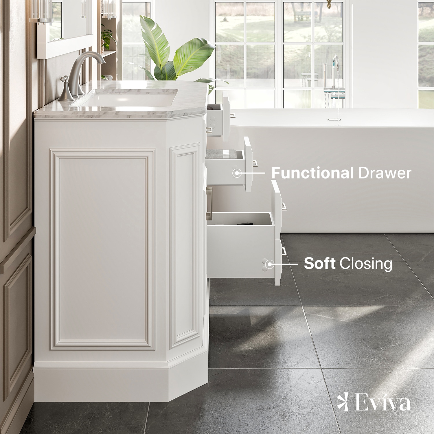 Eviva EVVN188-42WH Bath-Vanity-Combo - View #5