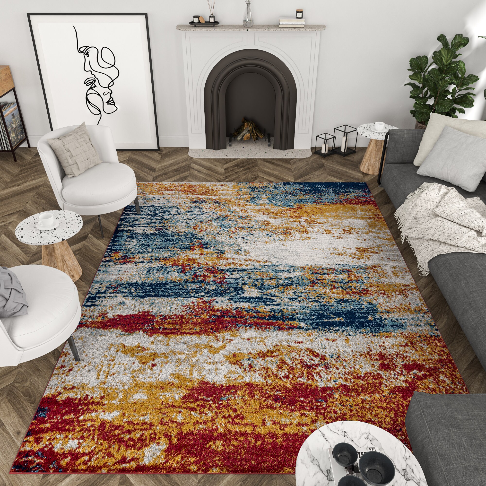 Tayse DIA1500 3X5 rugs - View #4