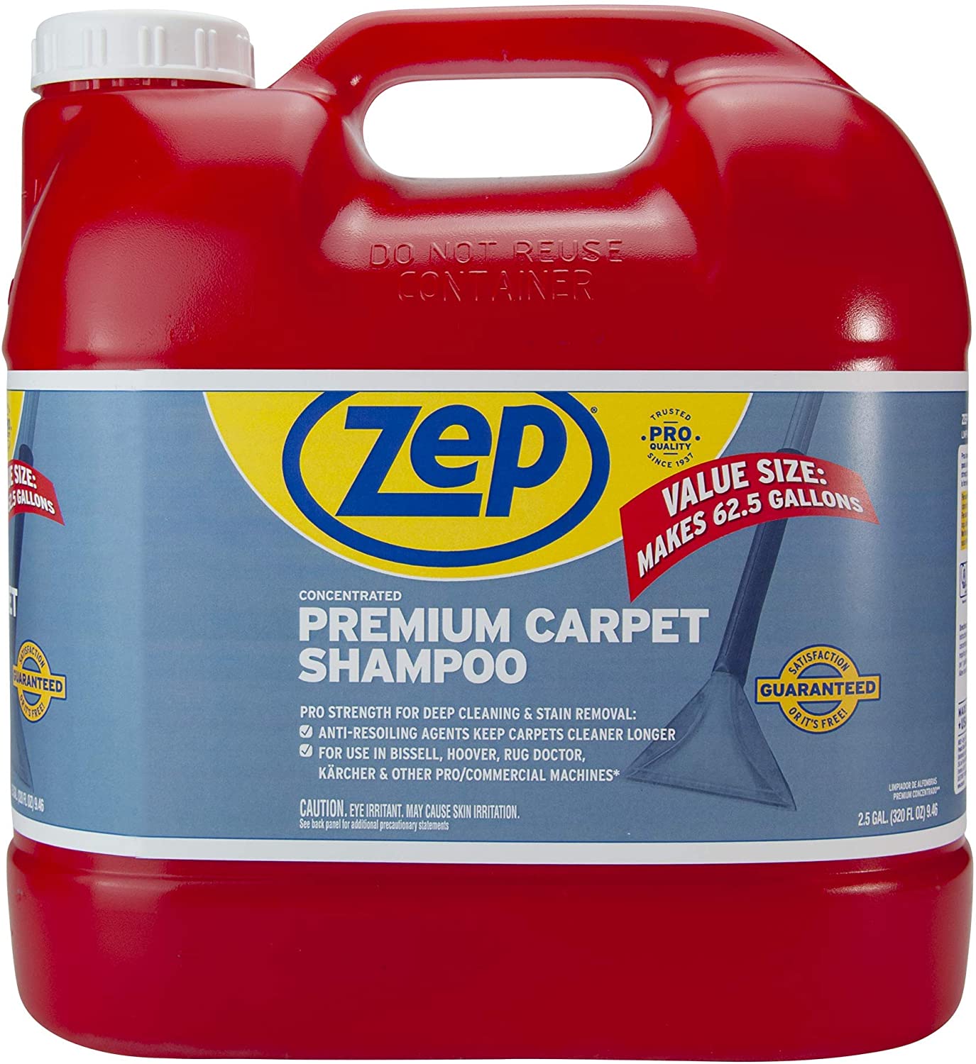 Zep Concentrated All-Purpose Carpet Shampoo - Concentrate - 128 fl oz