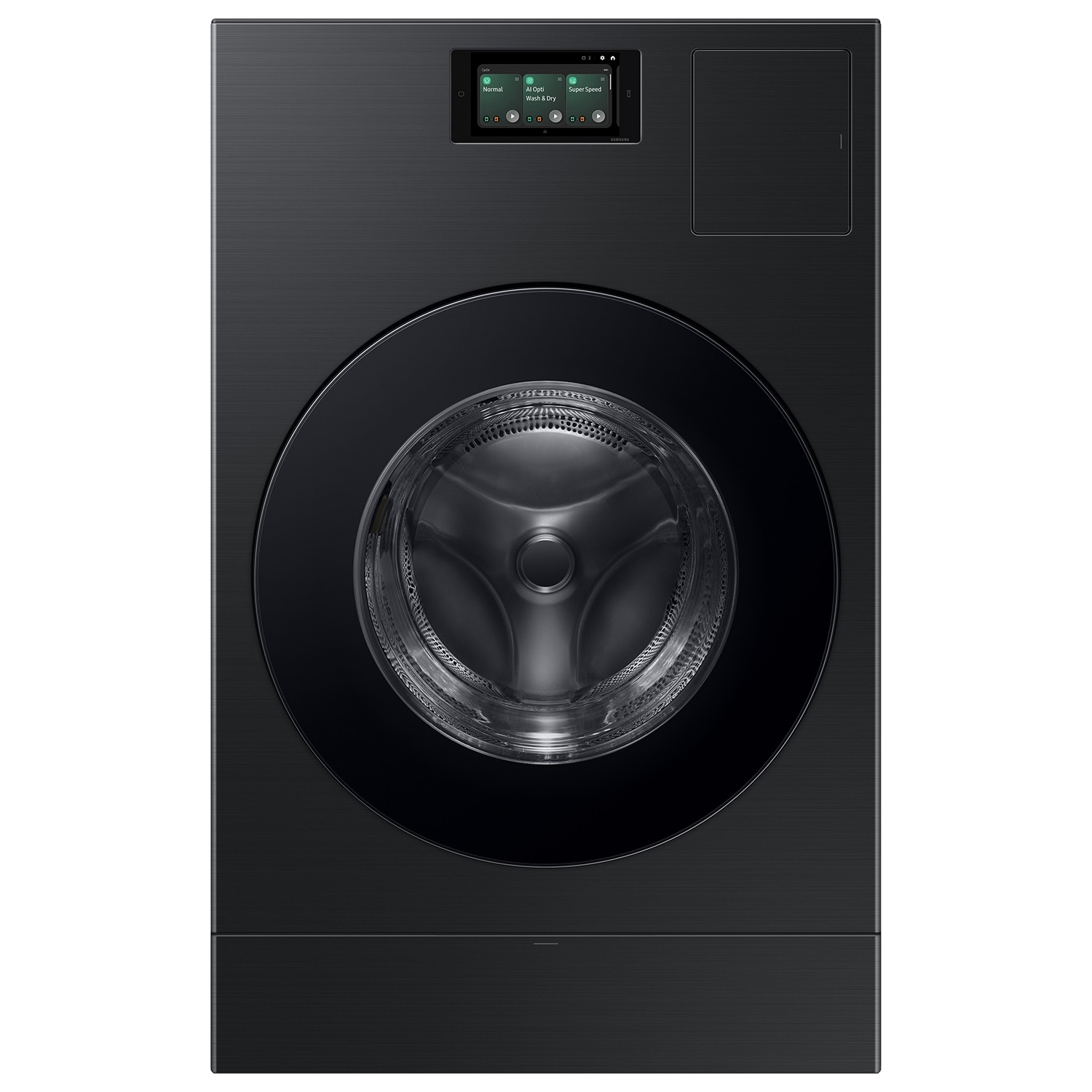 Samsung WD53DBA900HB Bespoke 5.3-cu ft Capacity Brushed Black Ventless All-In-One Washer Dryer Combo (ENERGY STAR Certified)