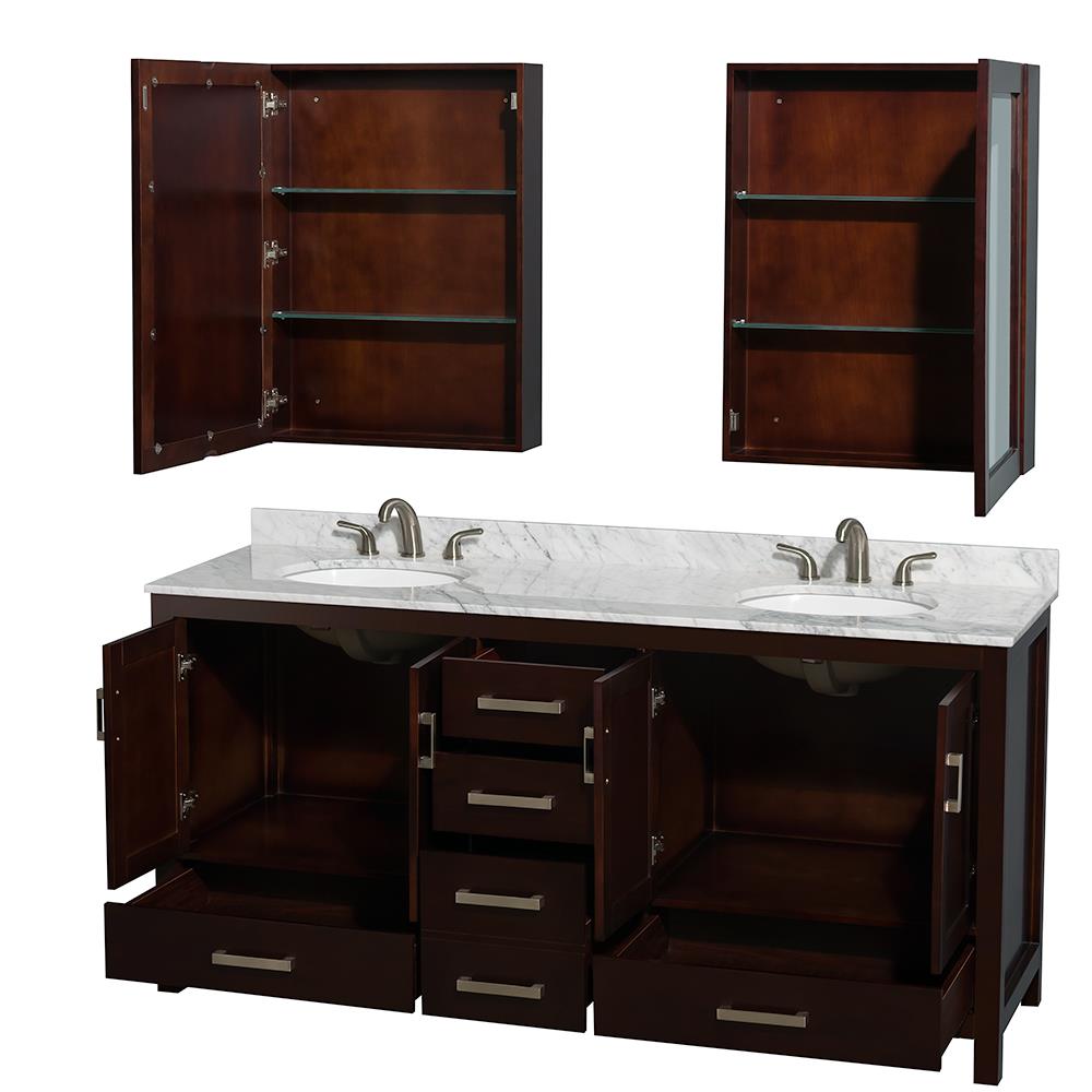 Wyndham Collection WCS141472DESCMUNOMED Bath-Vanity-Combo - View #2