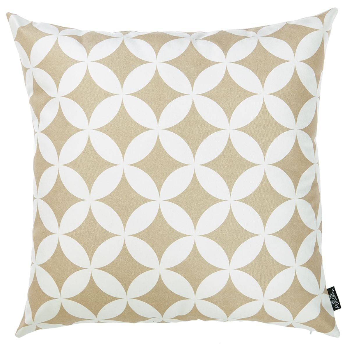 HomeRoots 355448 Josephine 18-in x 18-in Taupe Indoor Decorative Cover