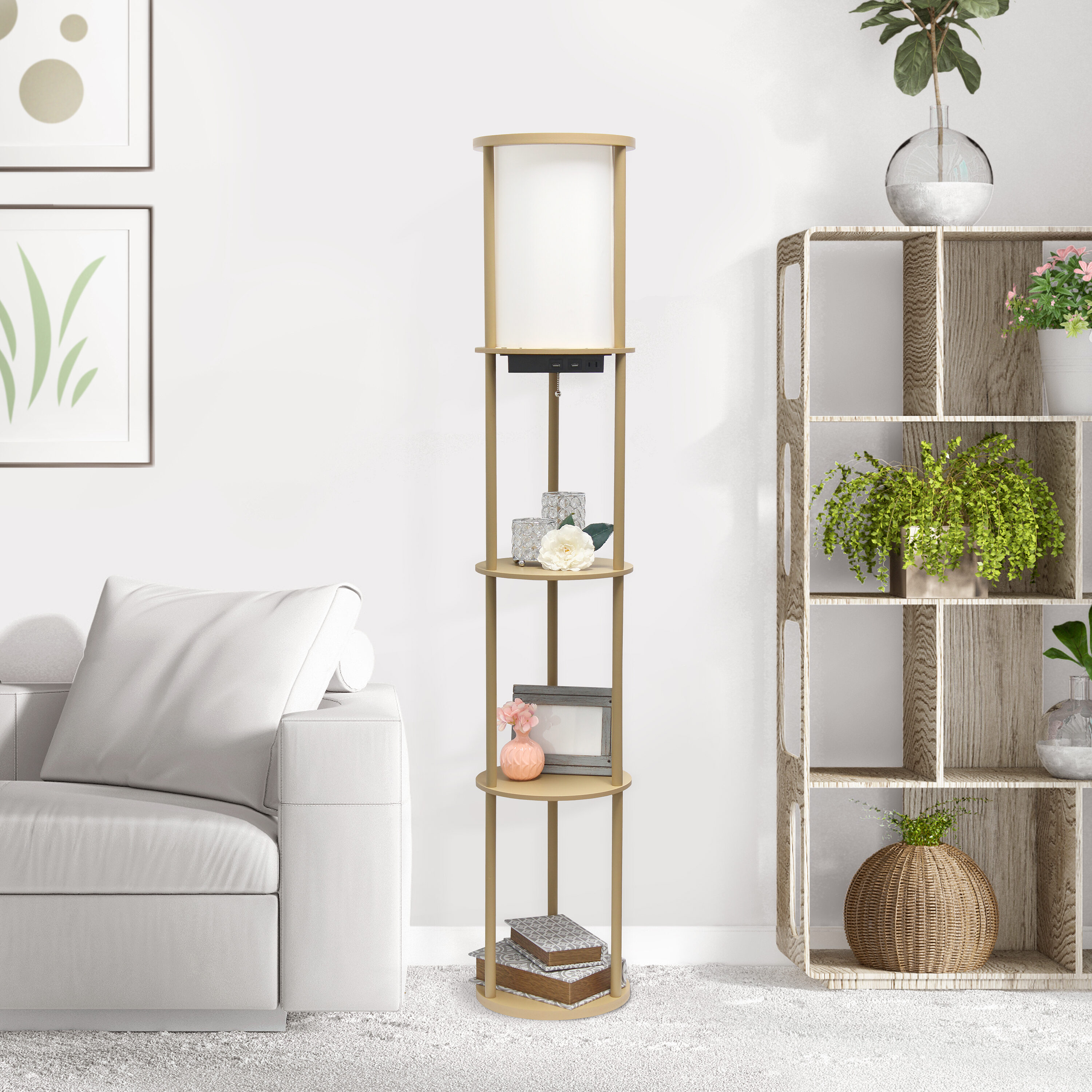 Simple Designs LF2010-TAN floorlamps - View #7