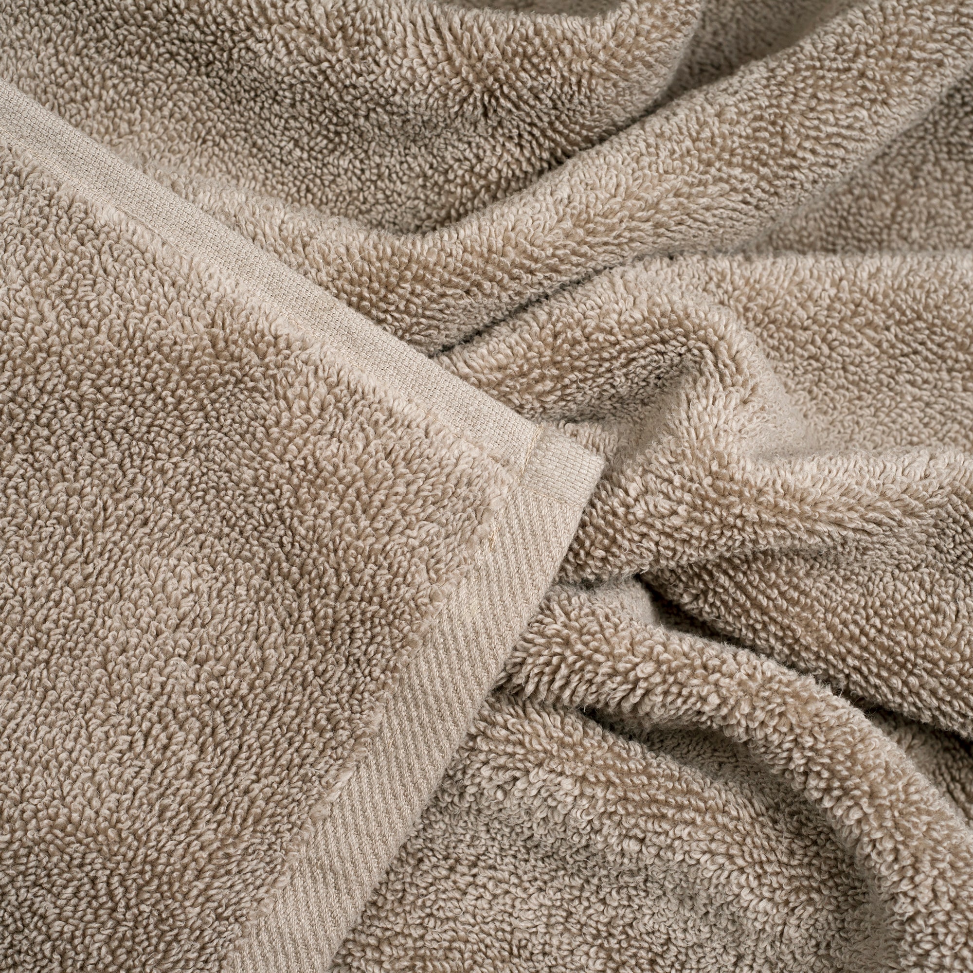 Hastings Home 6-Piece Chocolate Cotton Bath Towel Set (Bath Towels